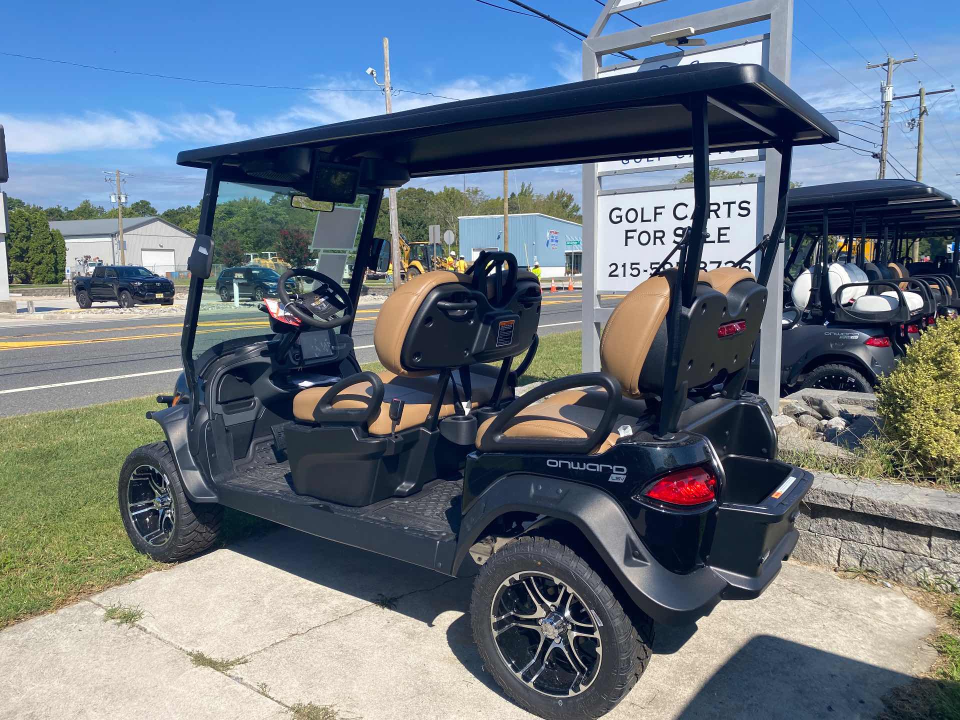 2027 Club Car Onward 4 Forward LSV Metallic Tuxedo Black image 4
