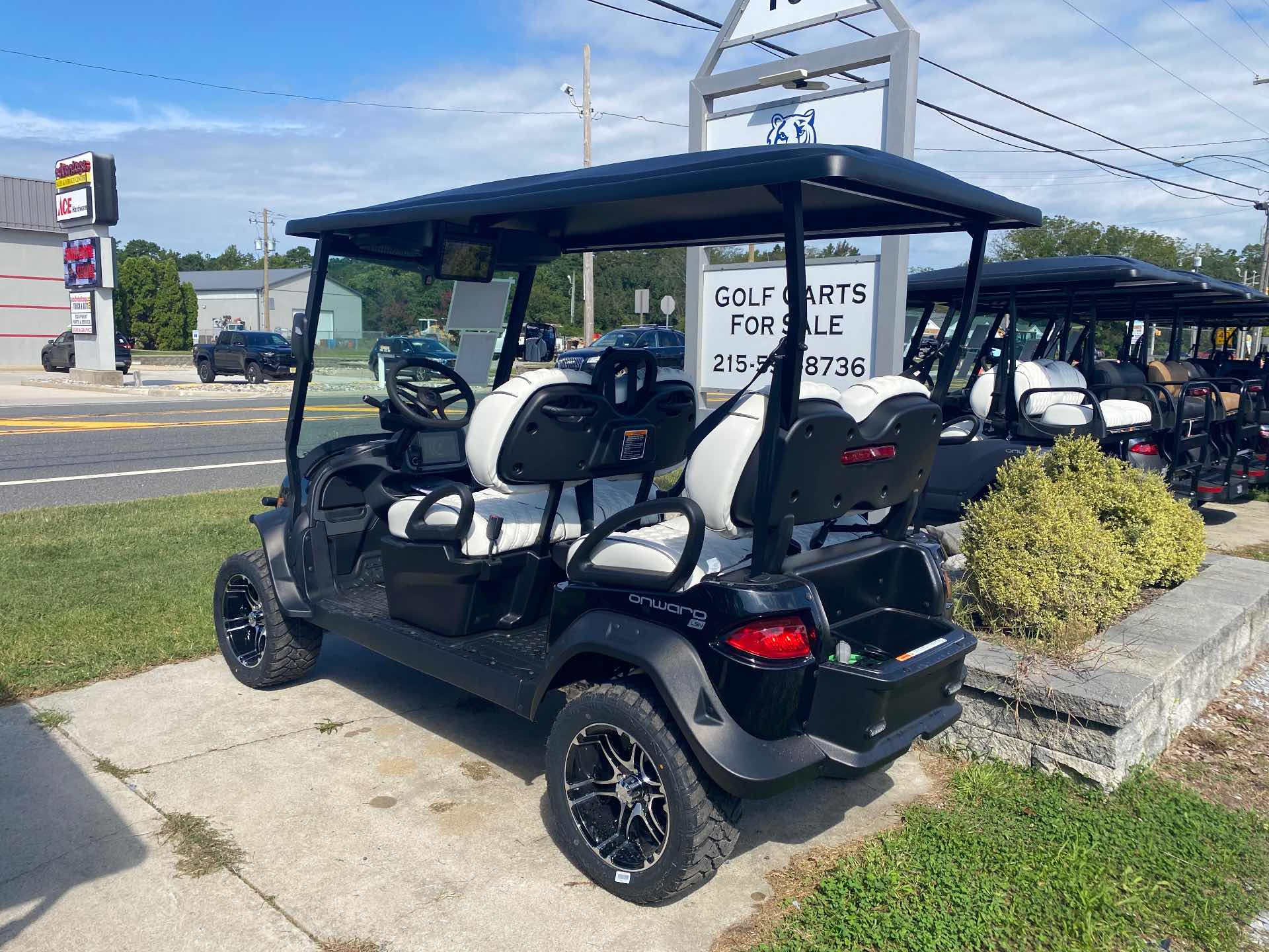 2027 Club Car Onward 4 Forward LSV Metallic Tuxedo Black image 2