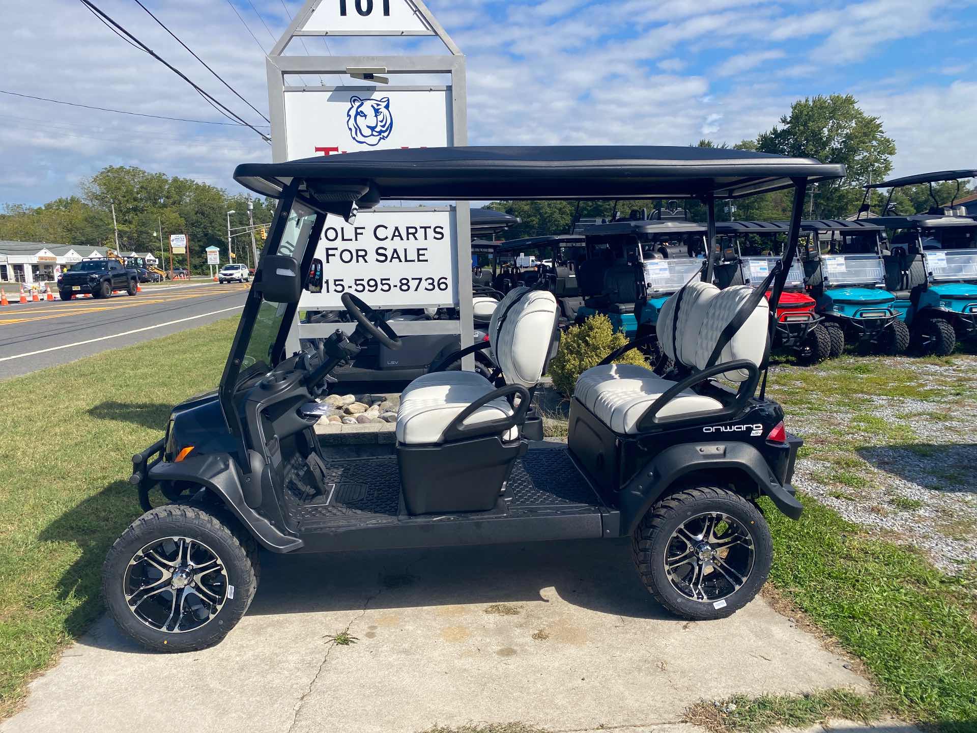 2027 Club Car Onward 4 Forward LSV Metallic Tuxedo Black image 4