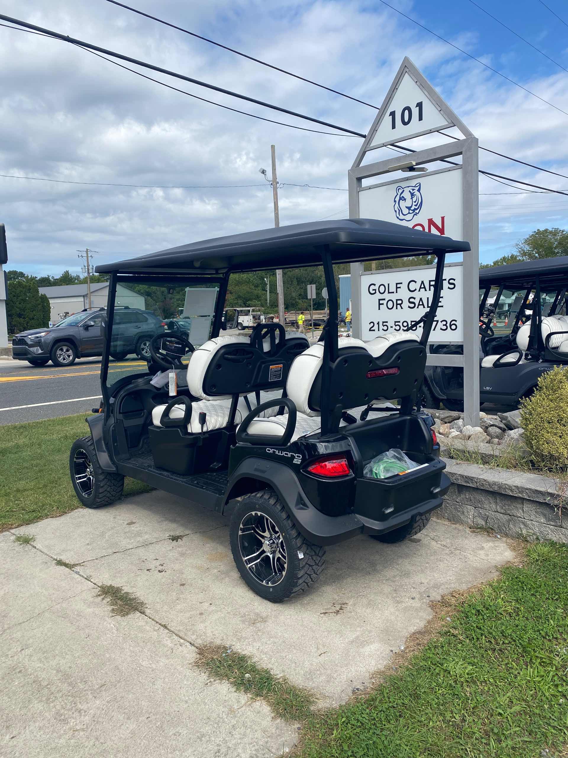 2027 Club Car Onward 4 Forward LSV Metallic Tuxedo Black image 3