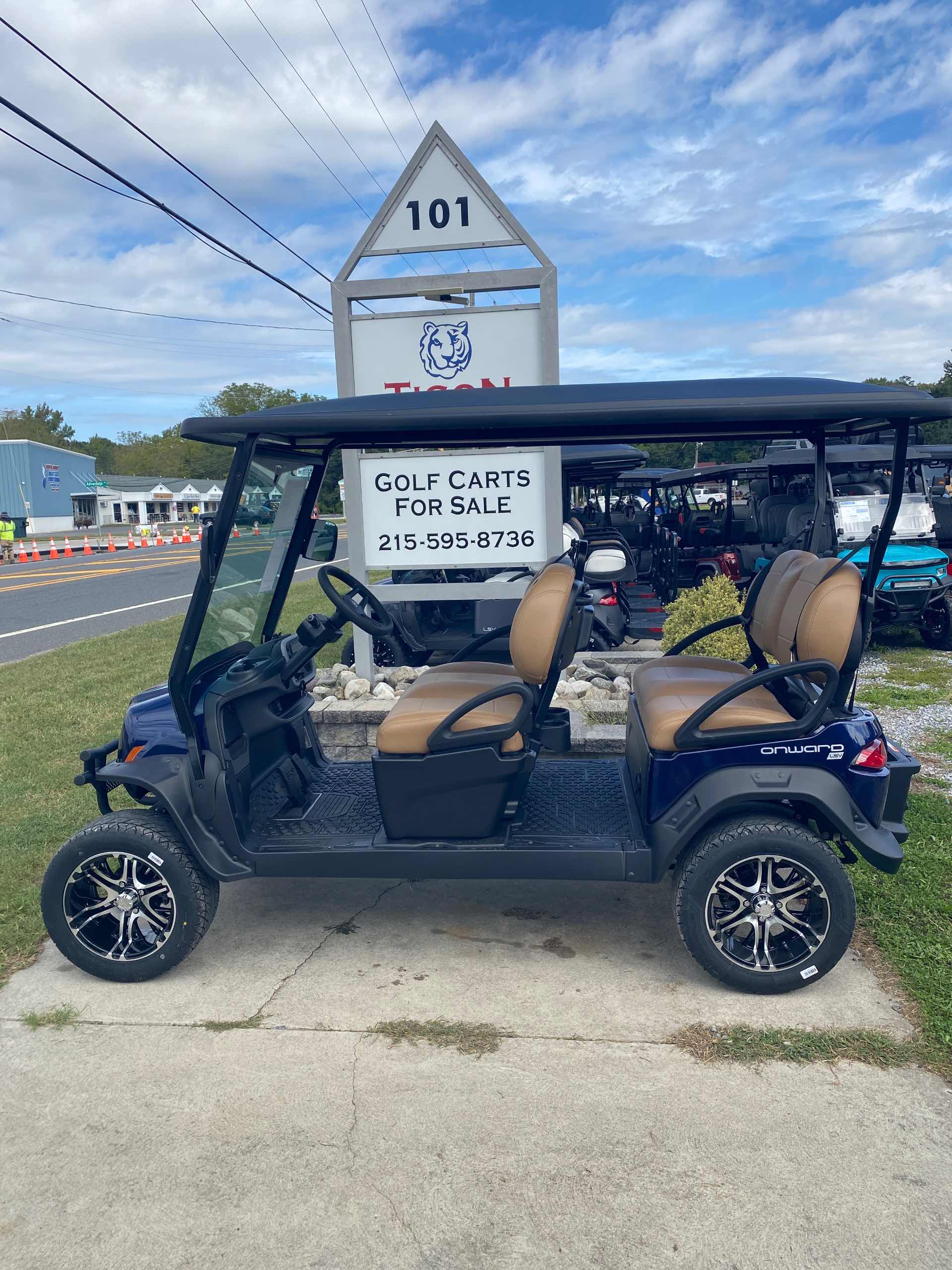 2027 Club Car Onward 4 Forward LSV Matte Blue Onyx image 2