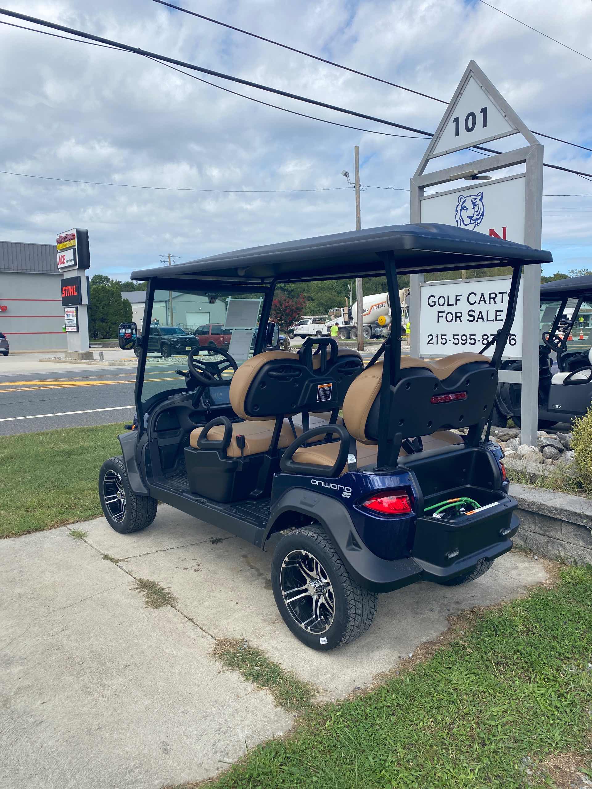 2027 Club Car Onward 4 Forward LSV Matte Blue Onyx image 3