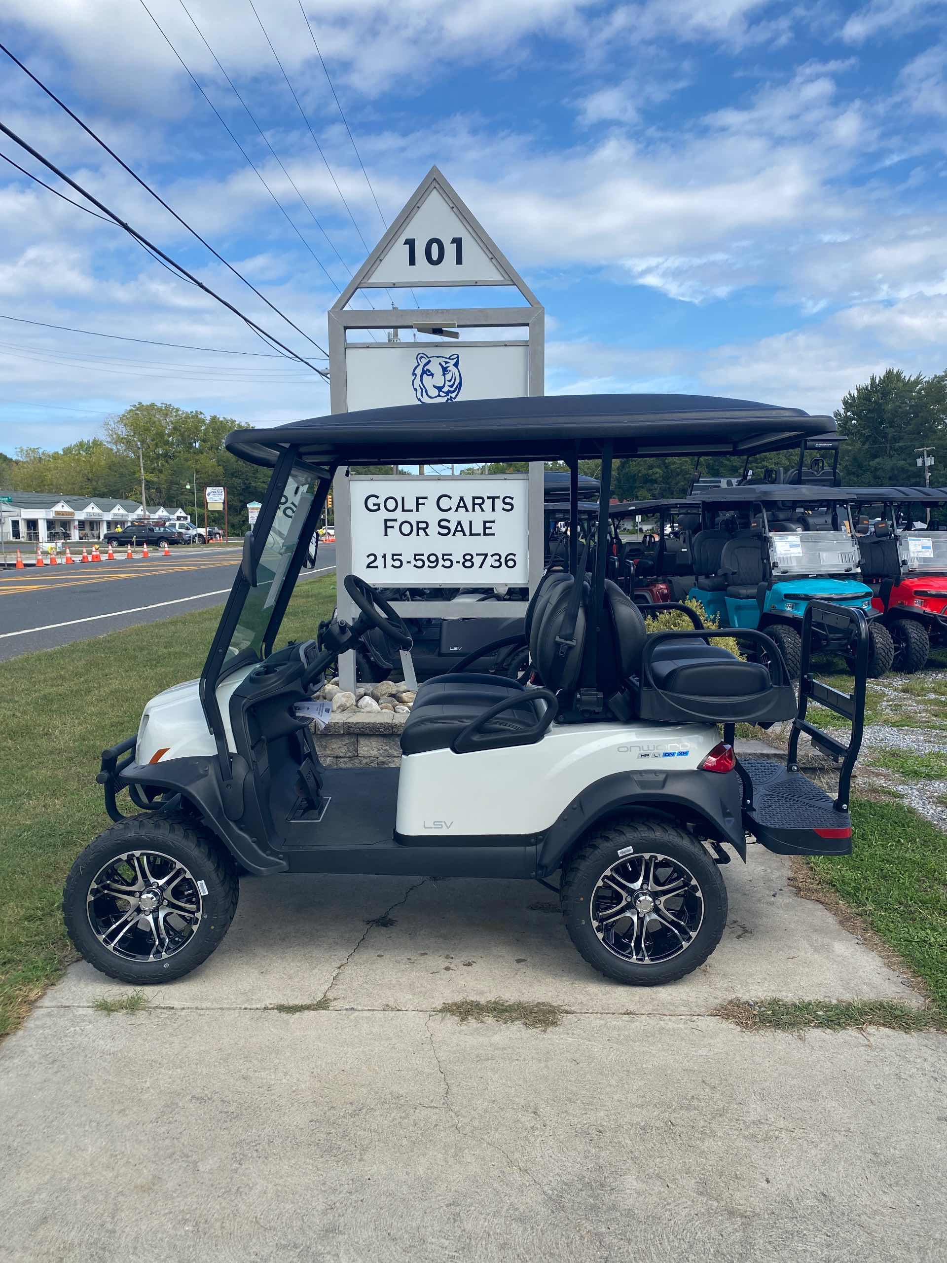 2027 Club Car Onward 4 Passenger (2+2) LSV Glacier White image 2