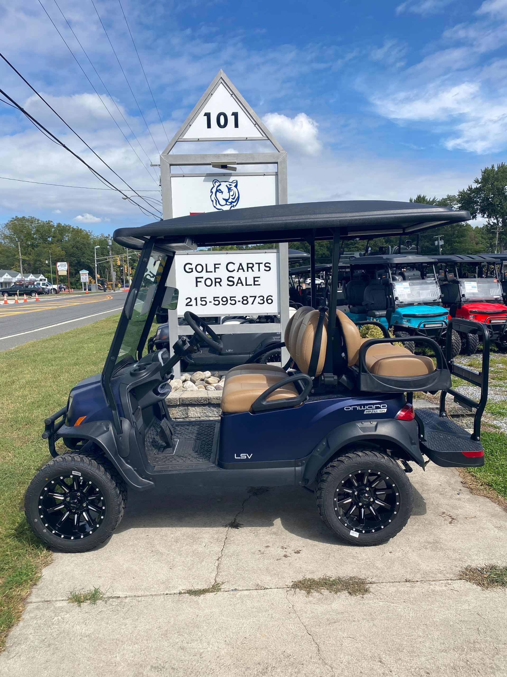 2027 Club Car Onward 4 Passenger (2+2) LSV Matte Blue Onyx image 2