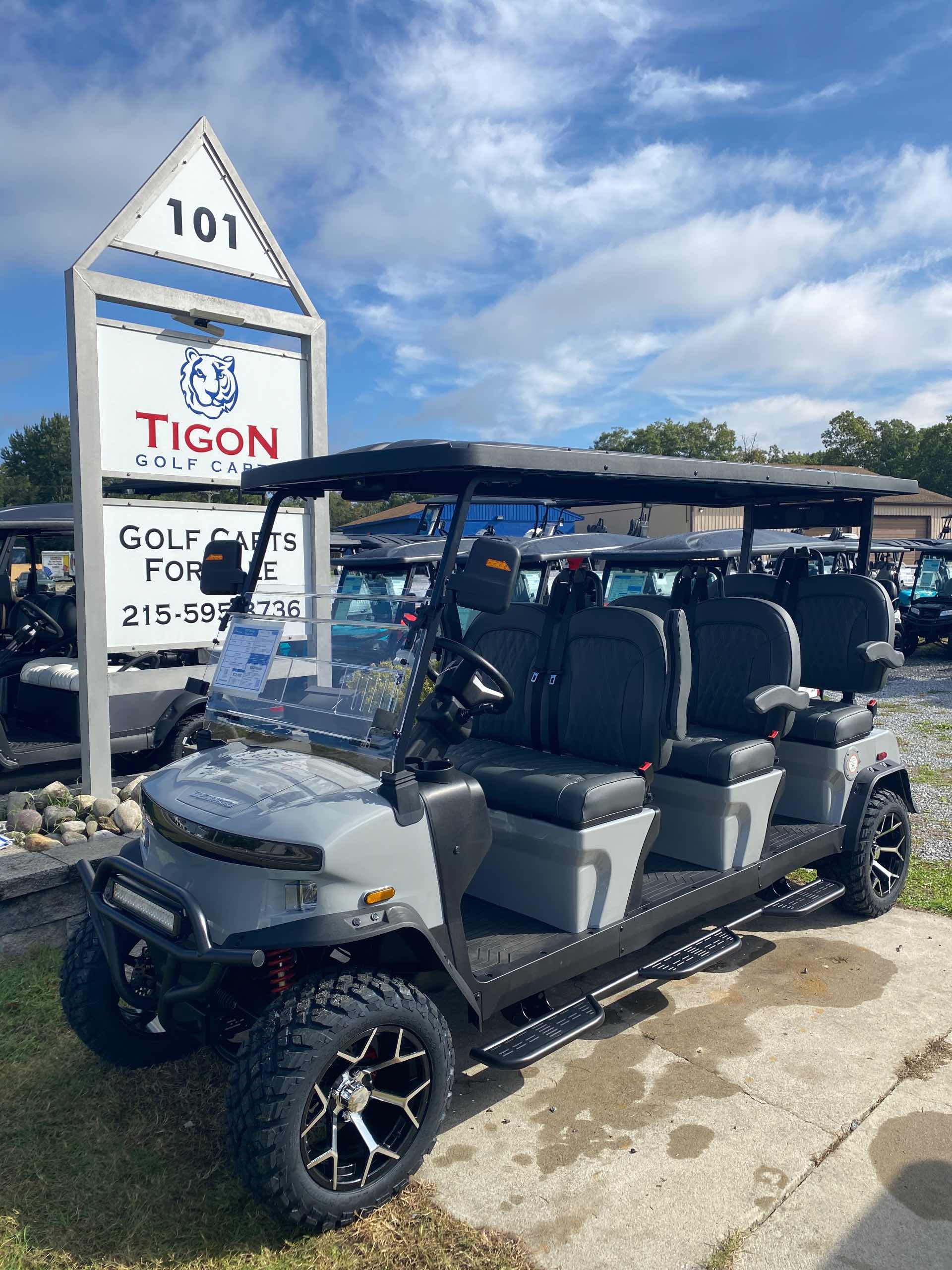 2026 Denago Rover XXL Golf Cart in Gray