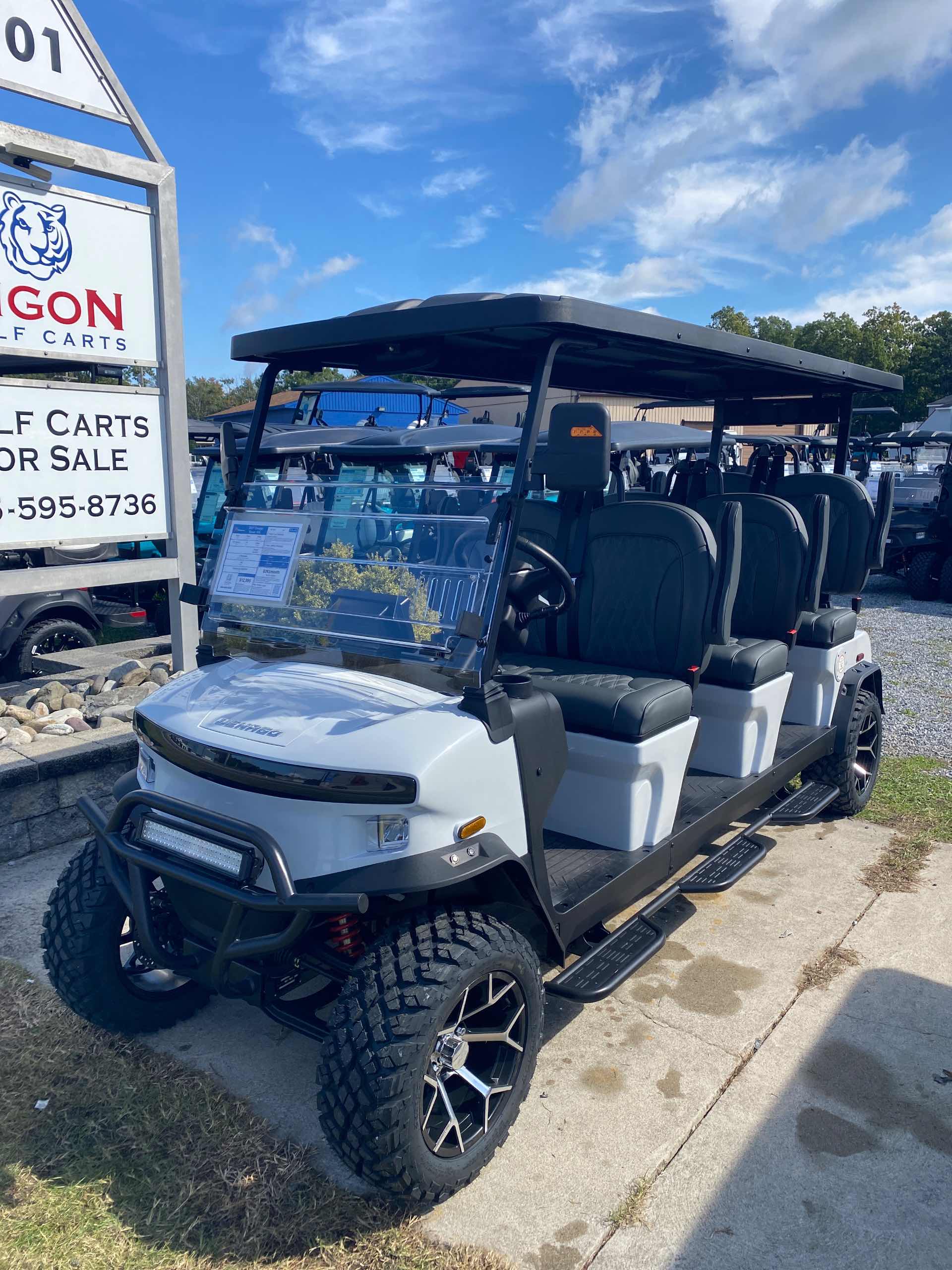 2026 Denago Rover XXL Golf Cart in White