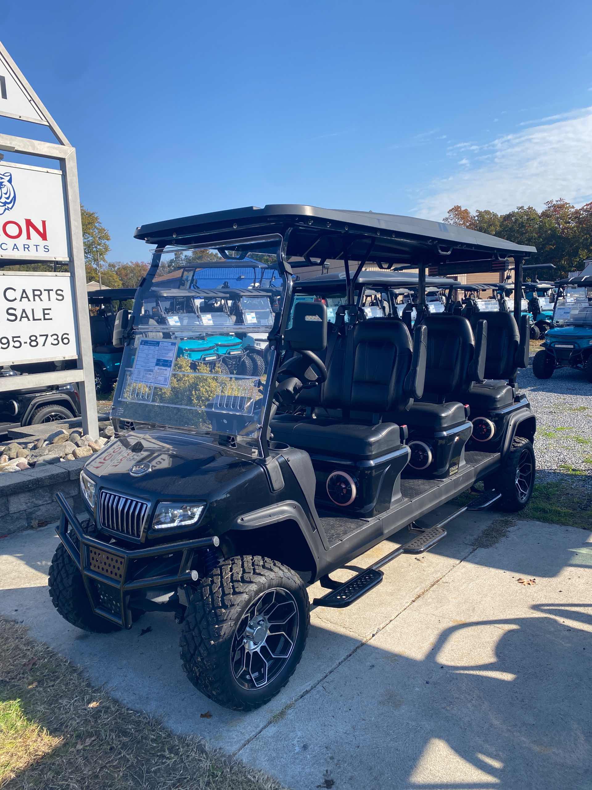 2025 Evolution D5 Maverick 6 PLUS in Black Golf Cart