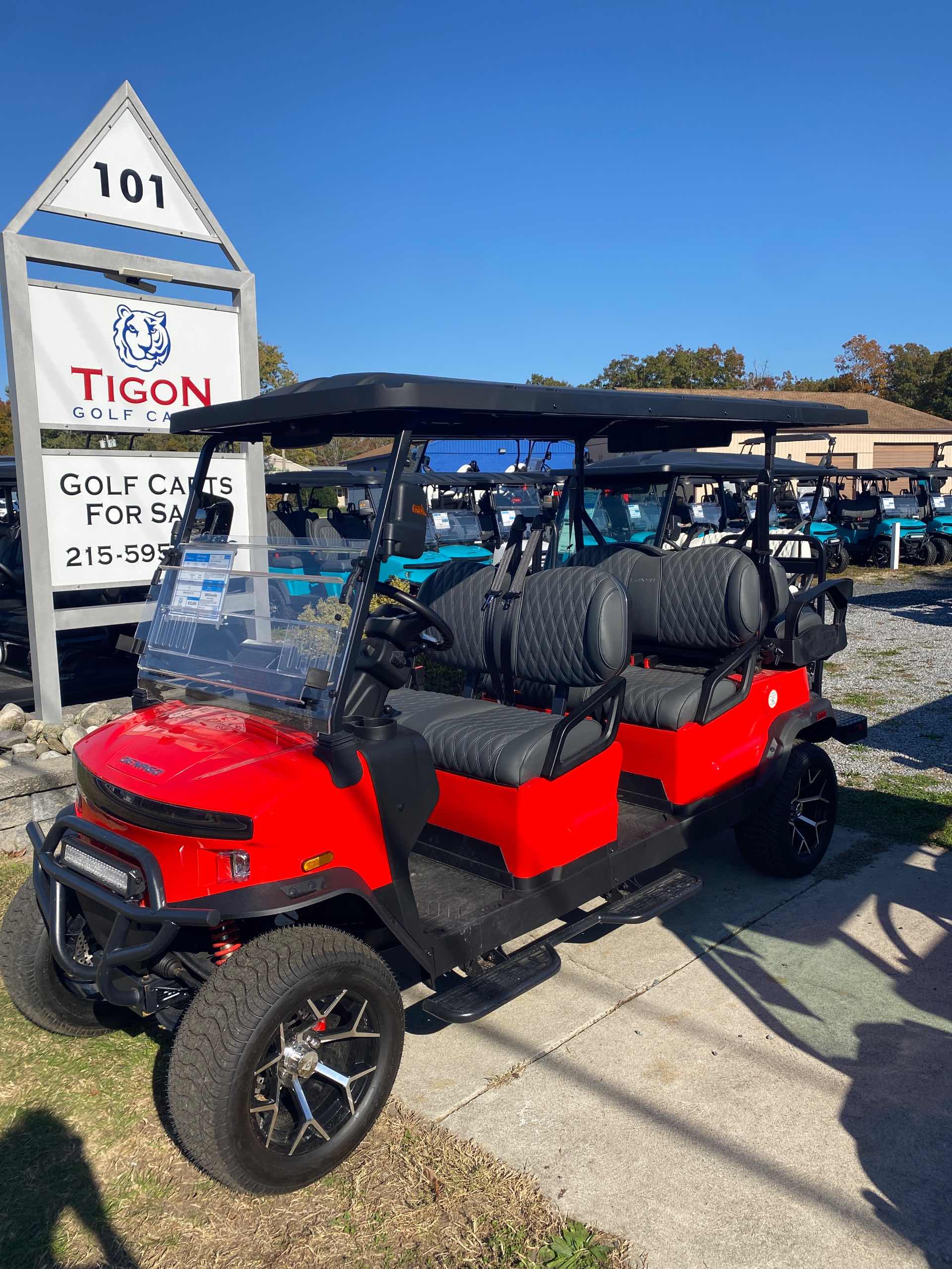 2026 Denago Rover XL6 in Scarlet Golf Cart