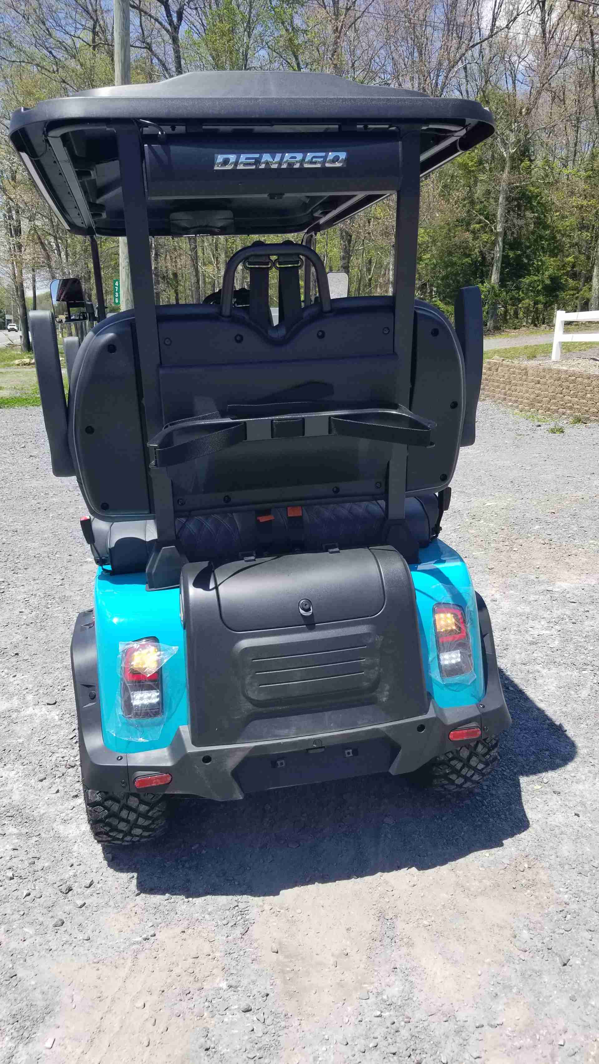 2026 Denago Rover XL Golf Cart in Aqua
