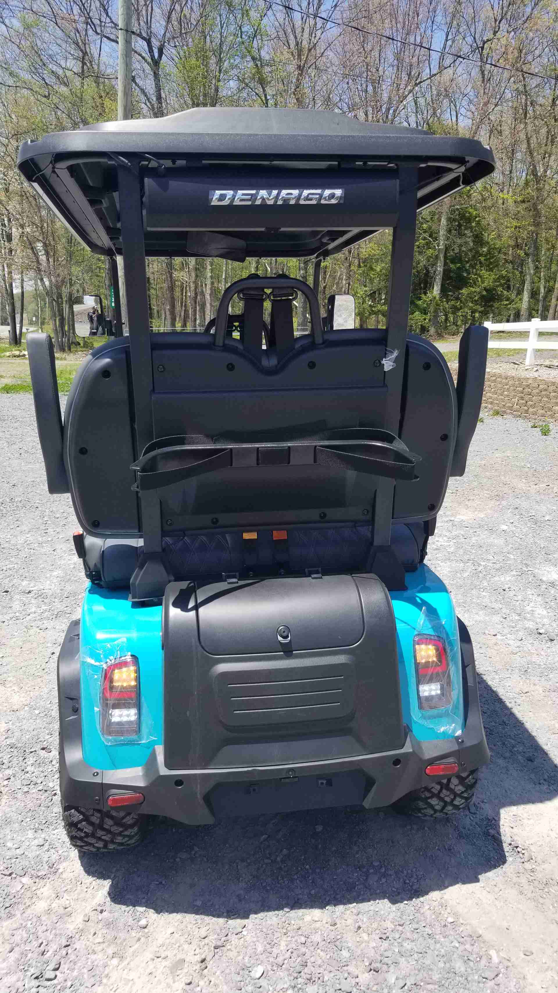 2026 Denago Rover XL Golf Cart in Aqua