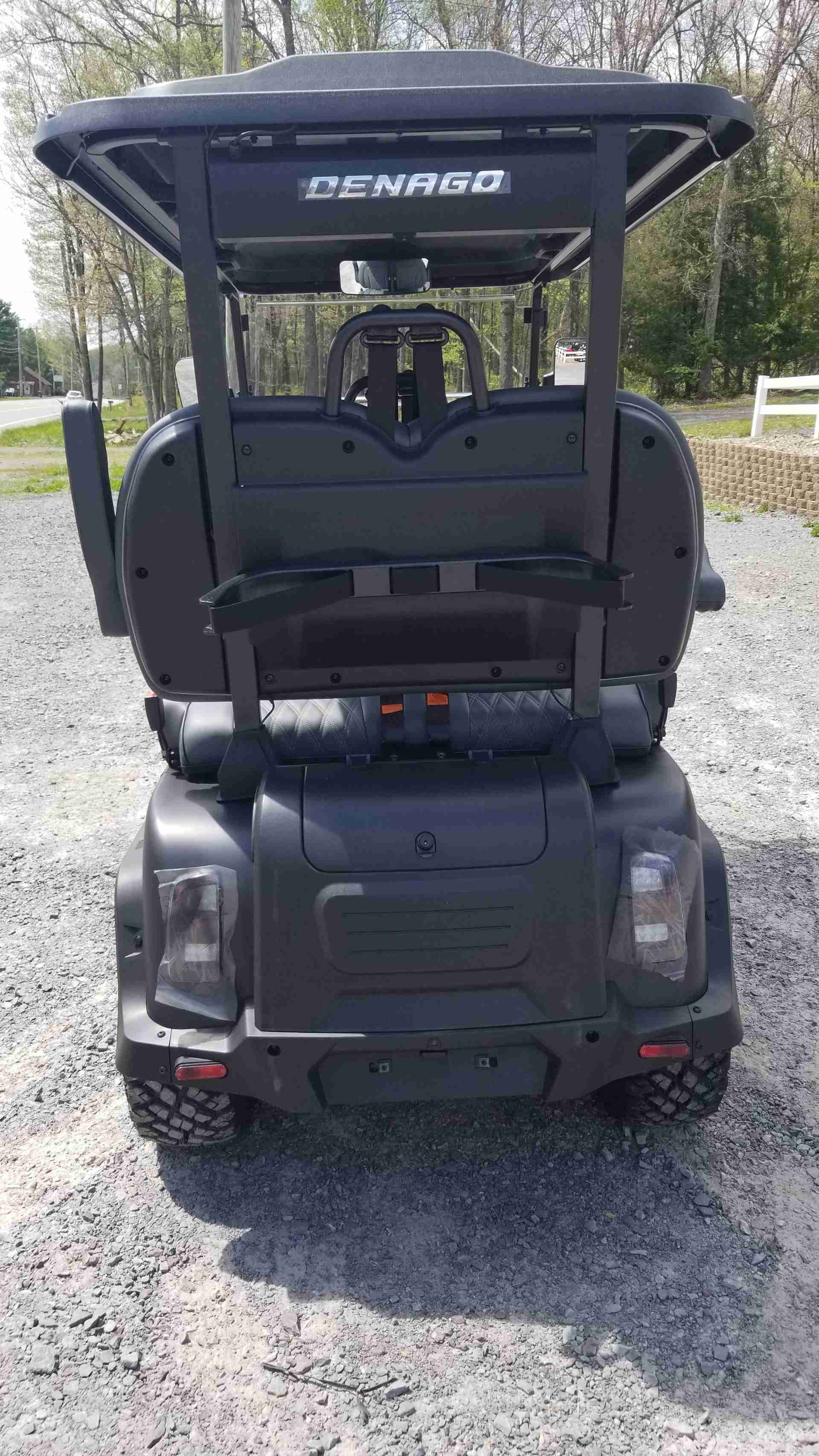 2026 Denago Rover XL Golf Cart in Matte Black