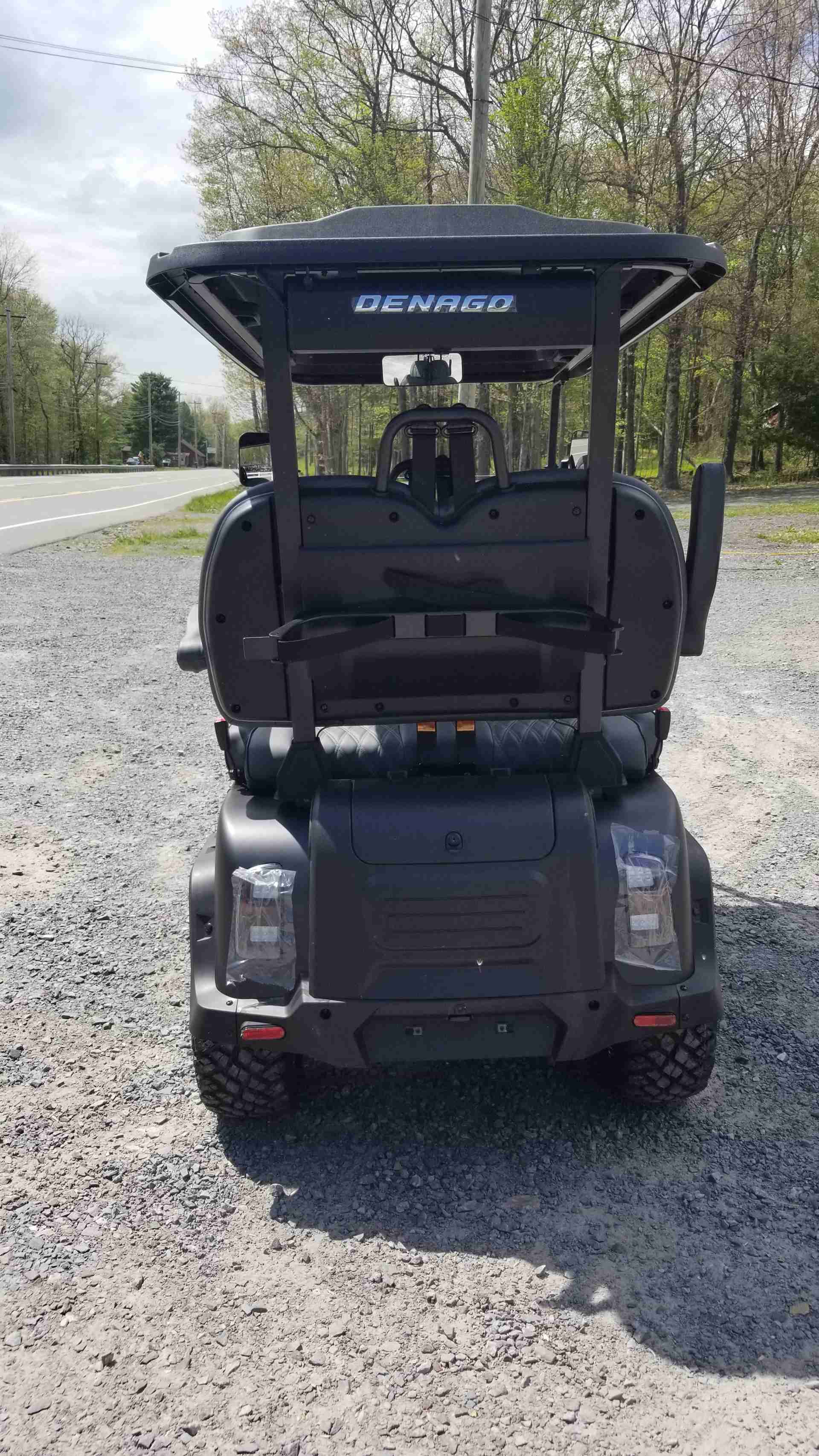 2026 Denago Rover XL Golf Cart in Matte Black
