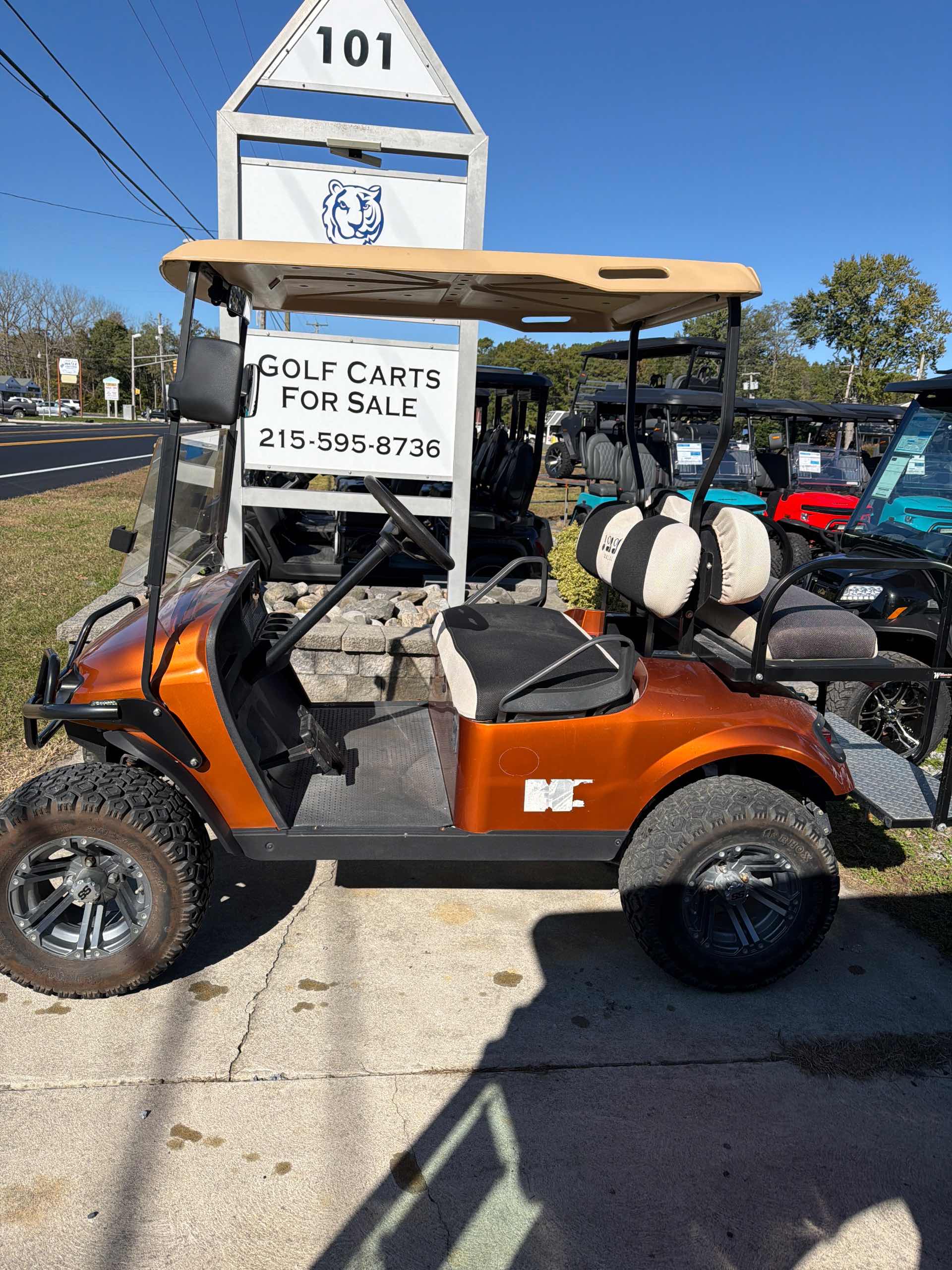 2014 EZGO TXT Orange image 2