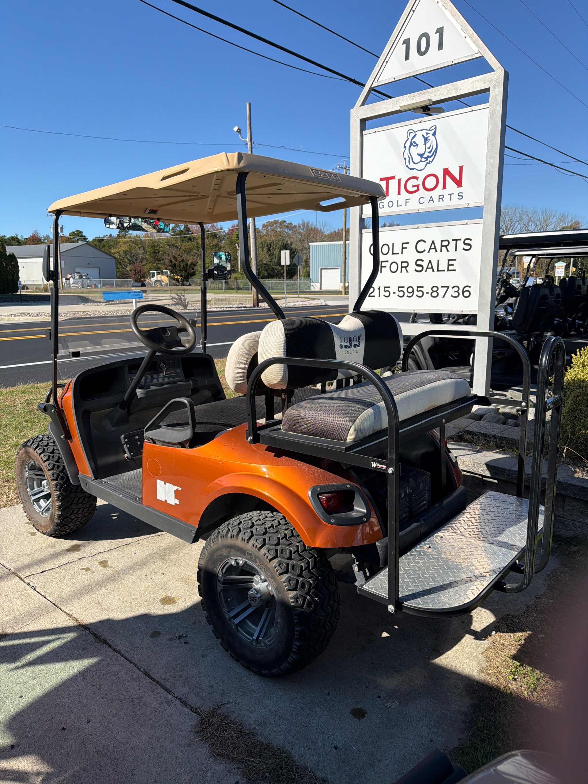 2014 EZGO TXT Orange image 4