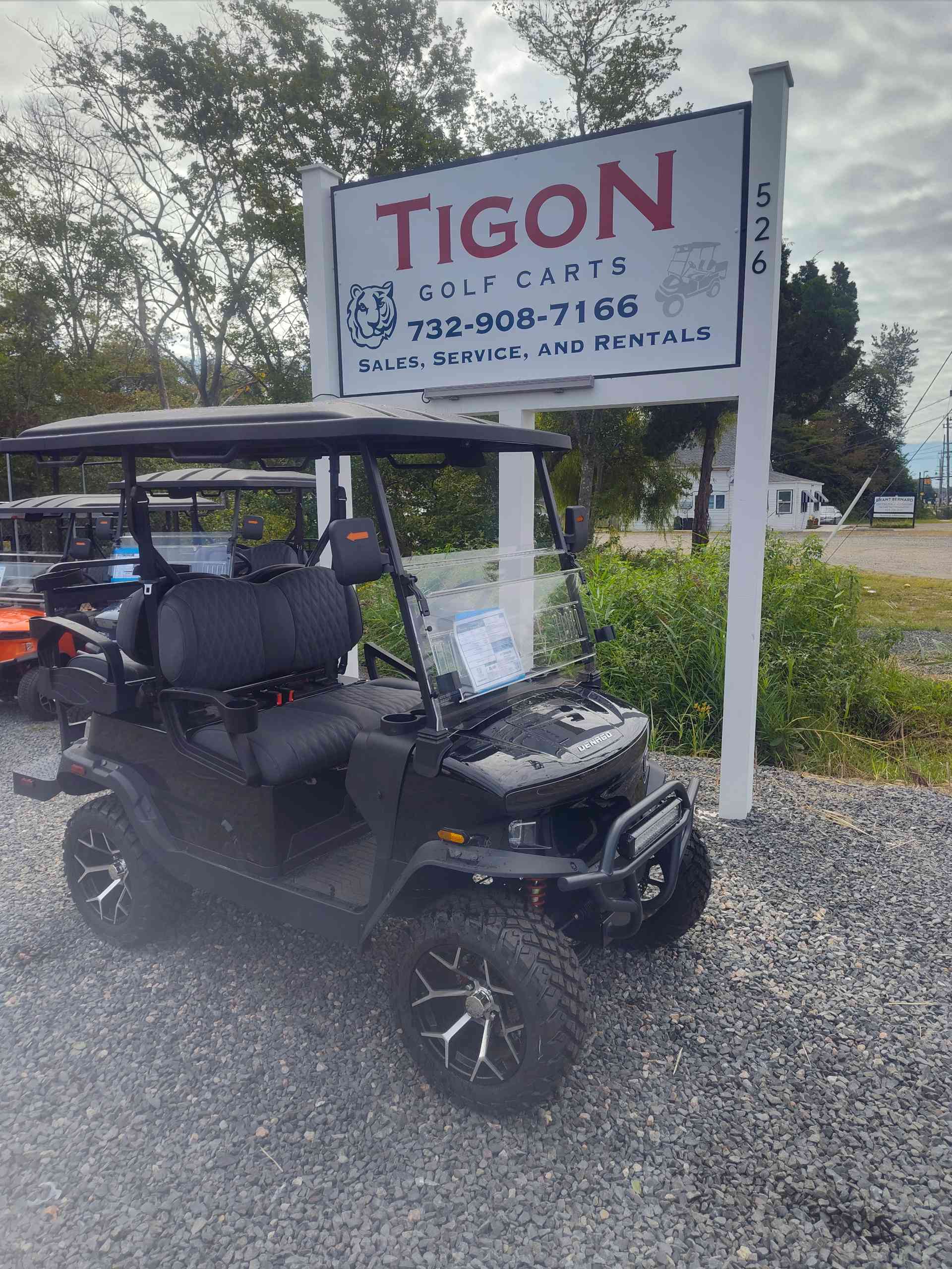2026 Denago Nomad XL Golf Cart in Black
