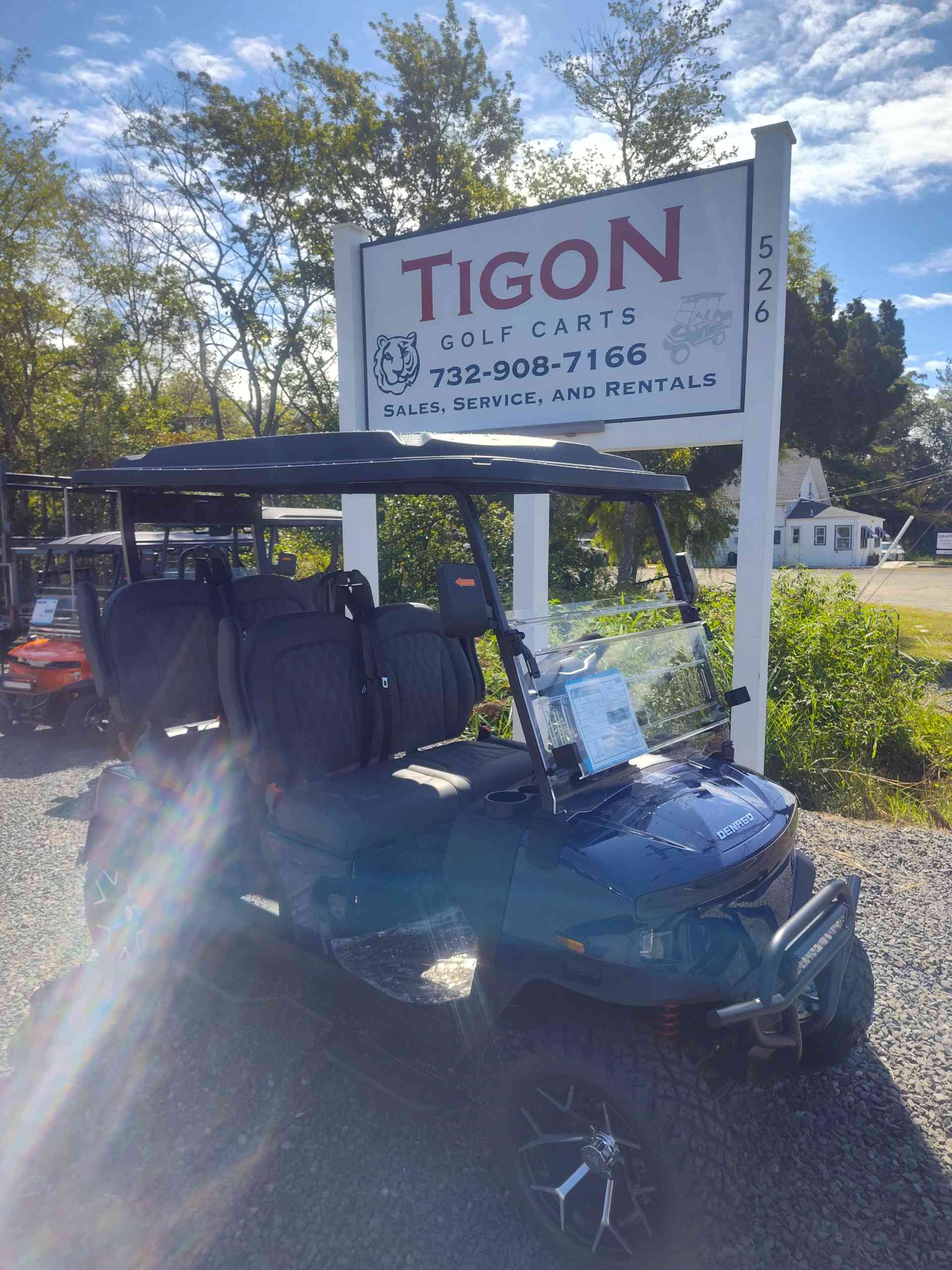 2026 Denago Rover XL Golf Cart in Blue
