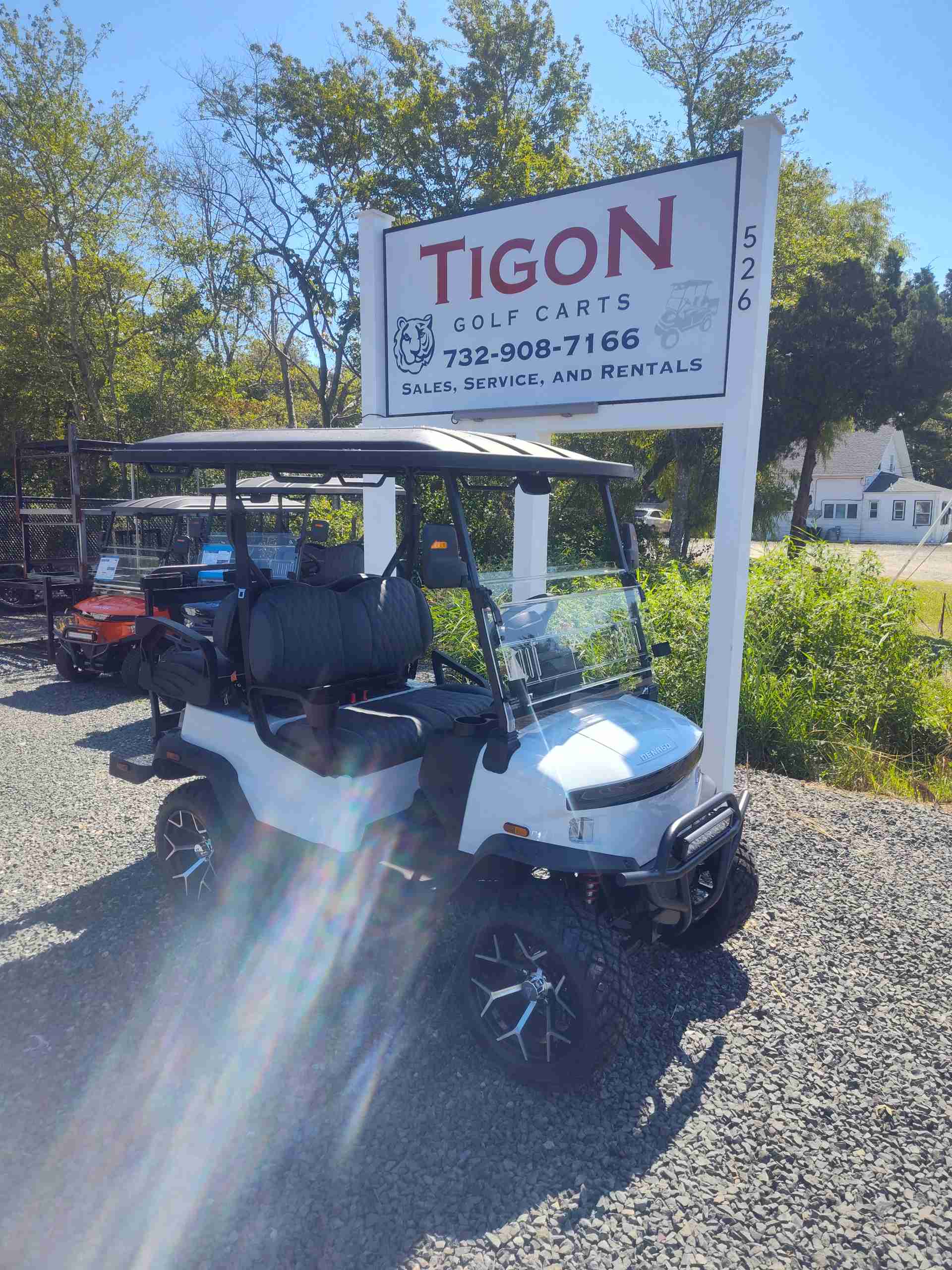 2026 Denago Nomad XL Golf Cart in White