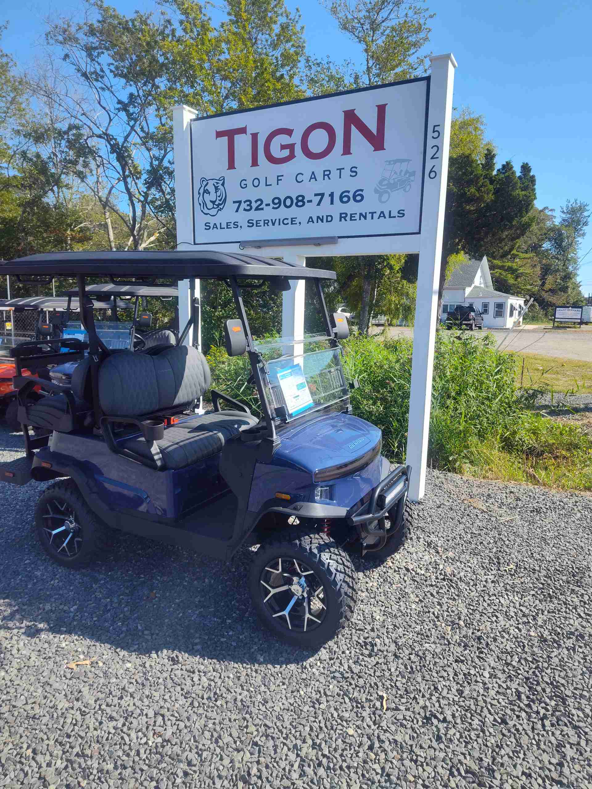 2026 Denago Nomad XL Golf Cart in Blue