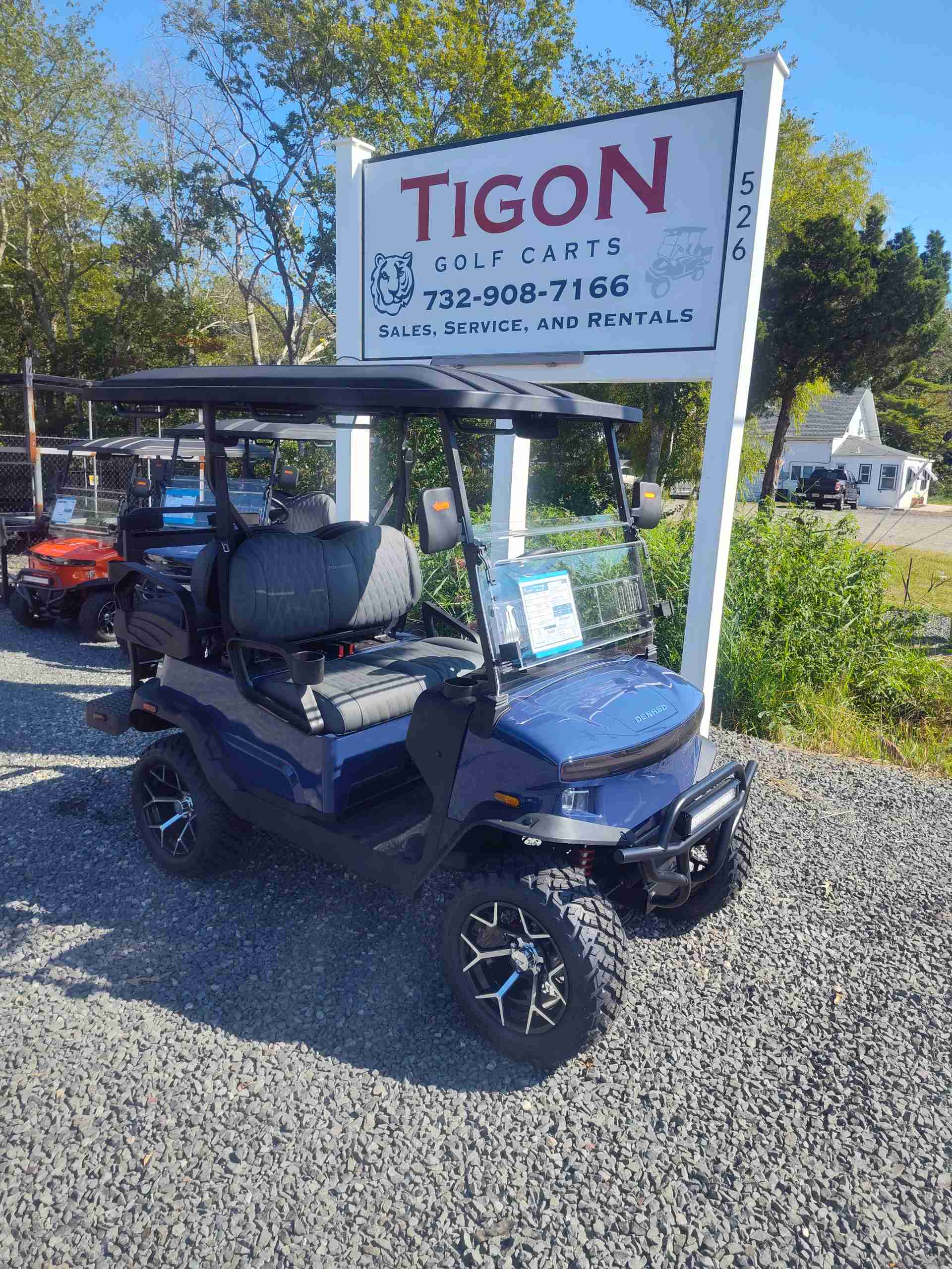 2026 Denago Nomad XL Golf Cart in Blue