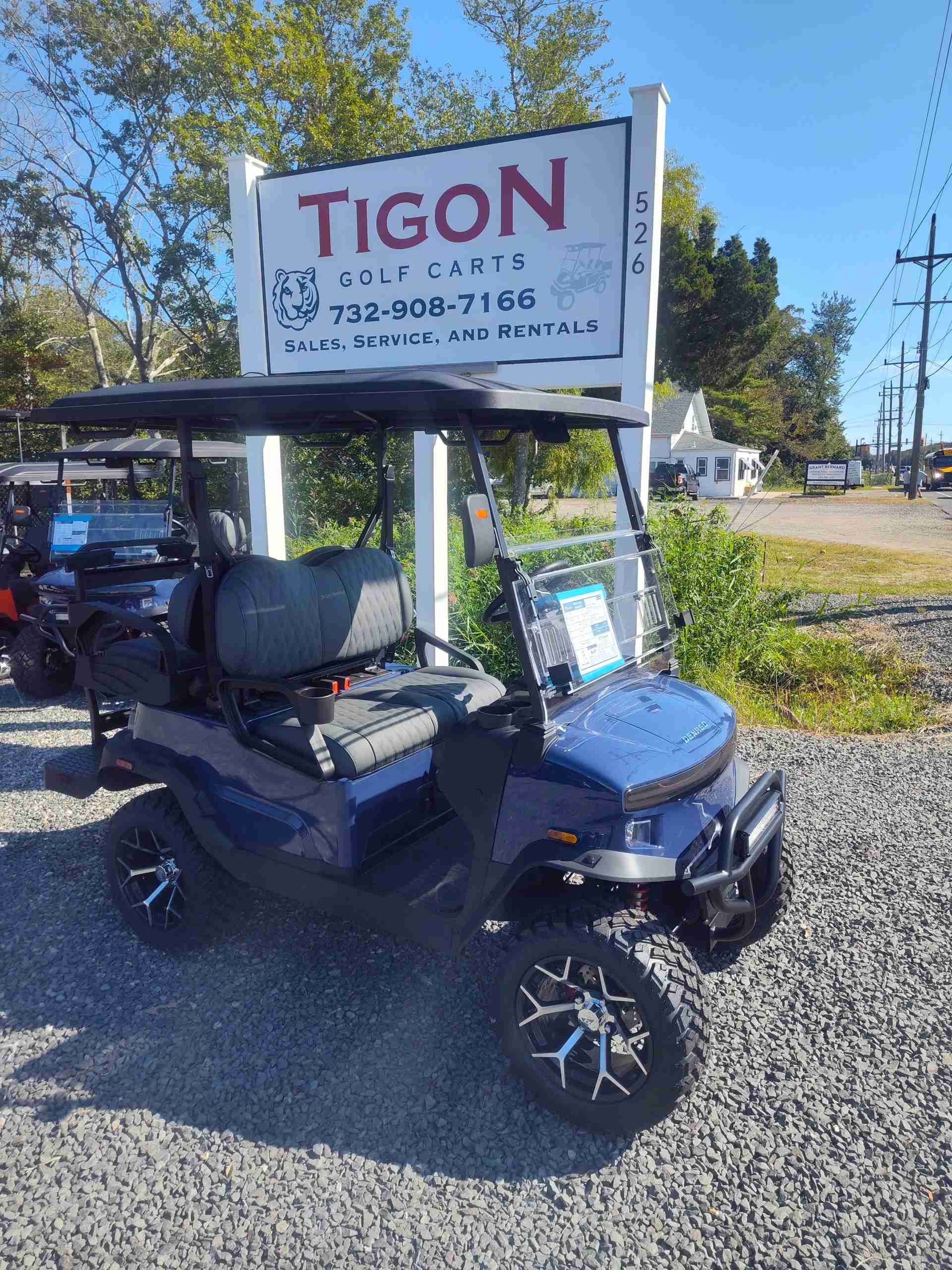2026 Denago Nomad XL Golf Cart in Blue