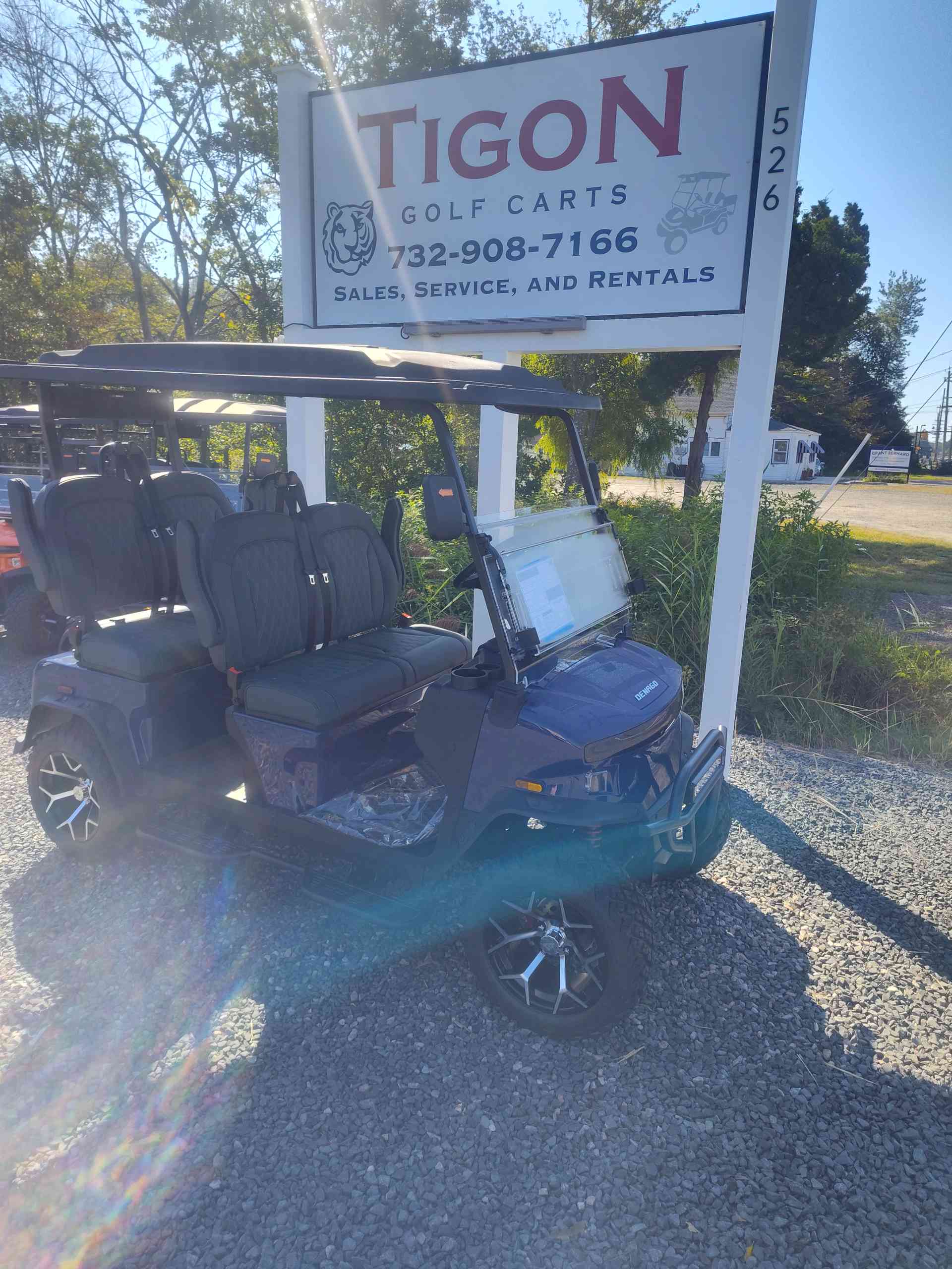 2026 Denago Rover XL Golf Cart in Blue