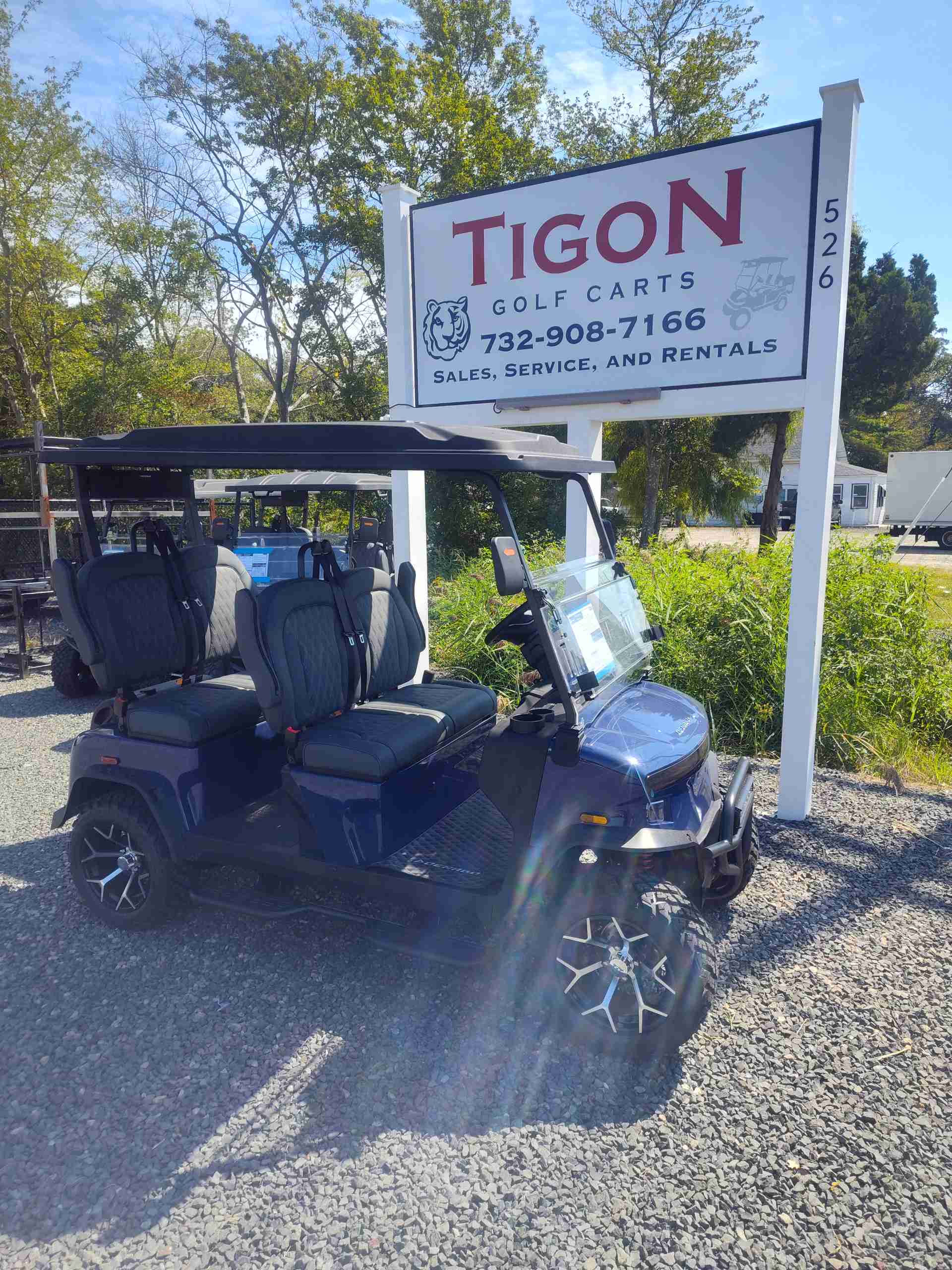 2026 Denago Rover XL Golf Cart in Blue