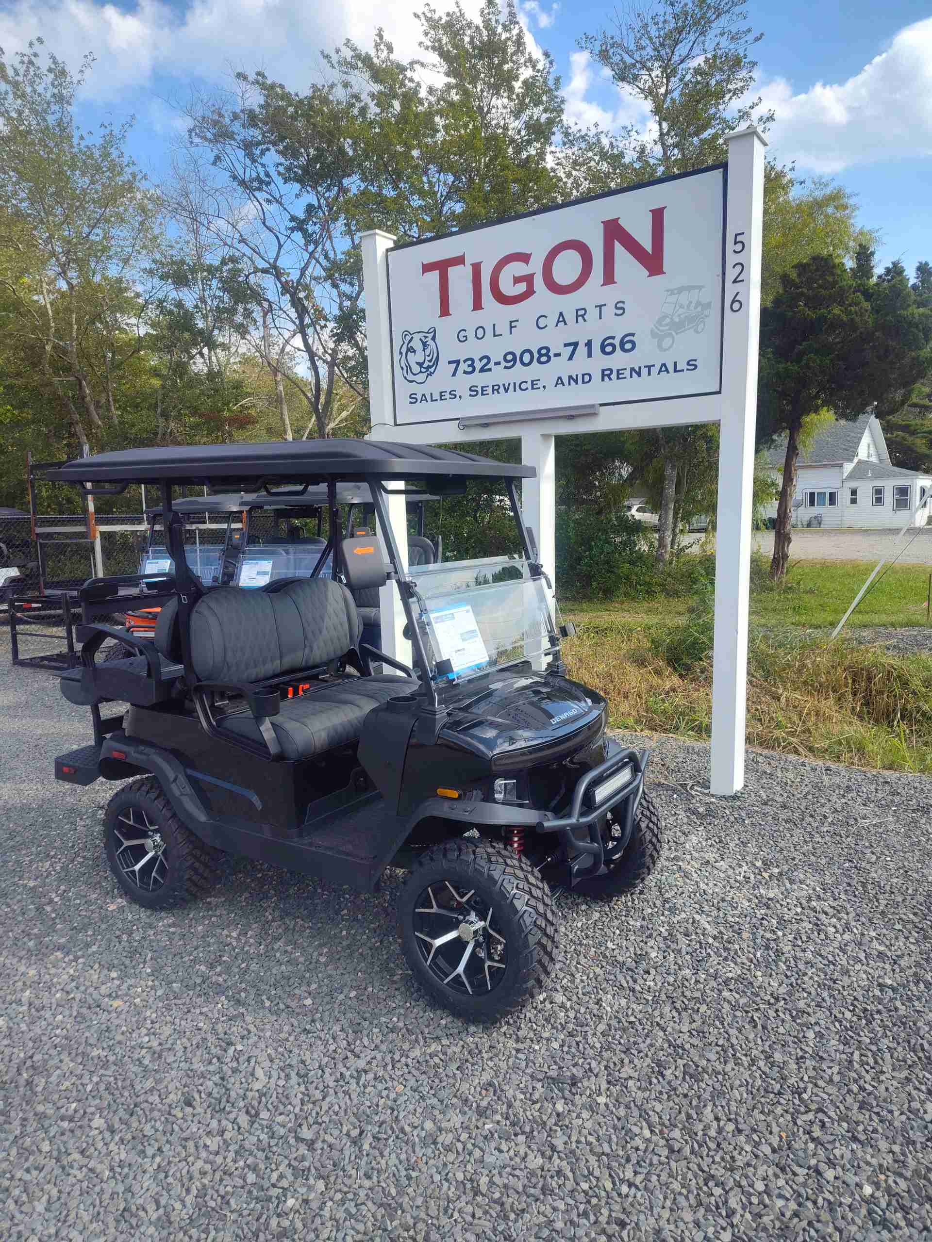 2026 Denago Nomad XL Golf Cart in Black