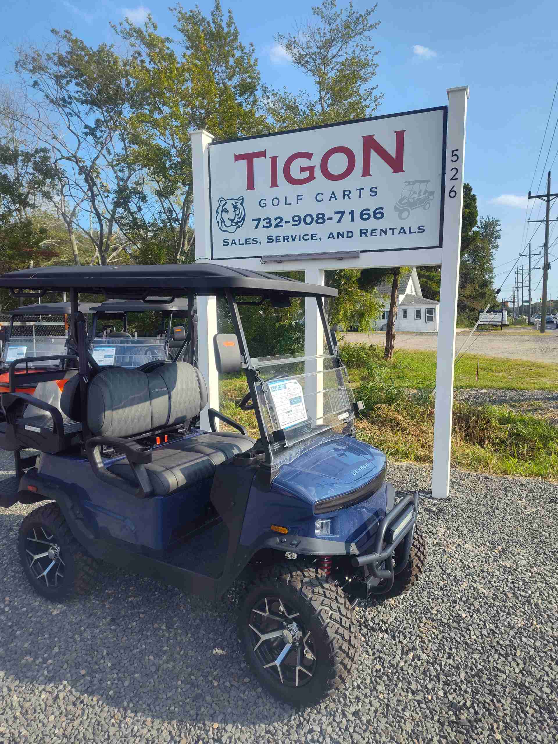 2026 Denago Nomad XL Golf Cart in Blue