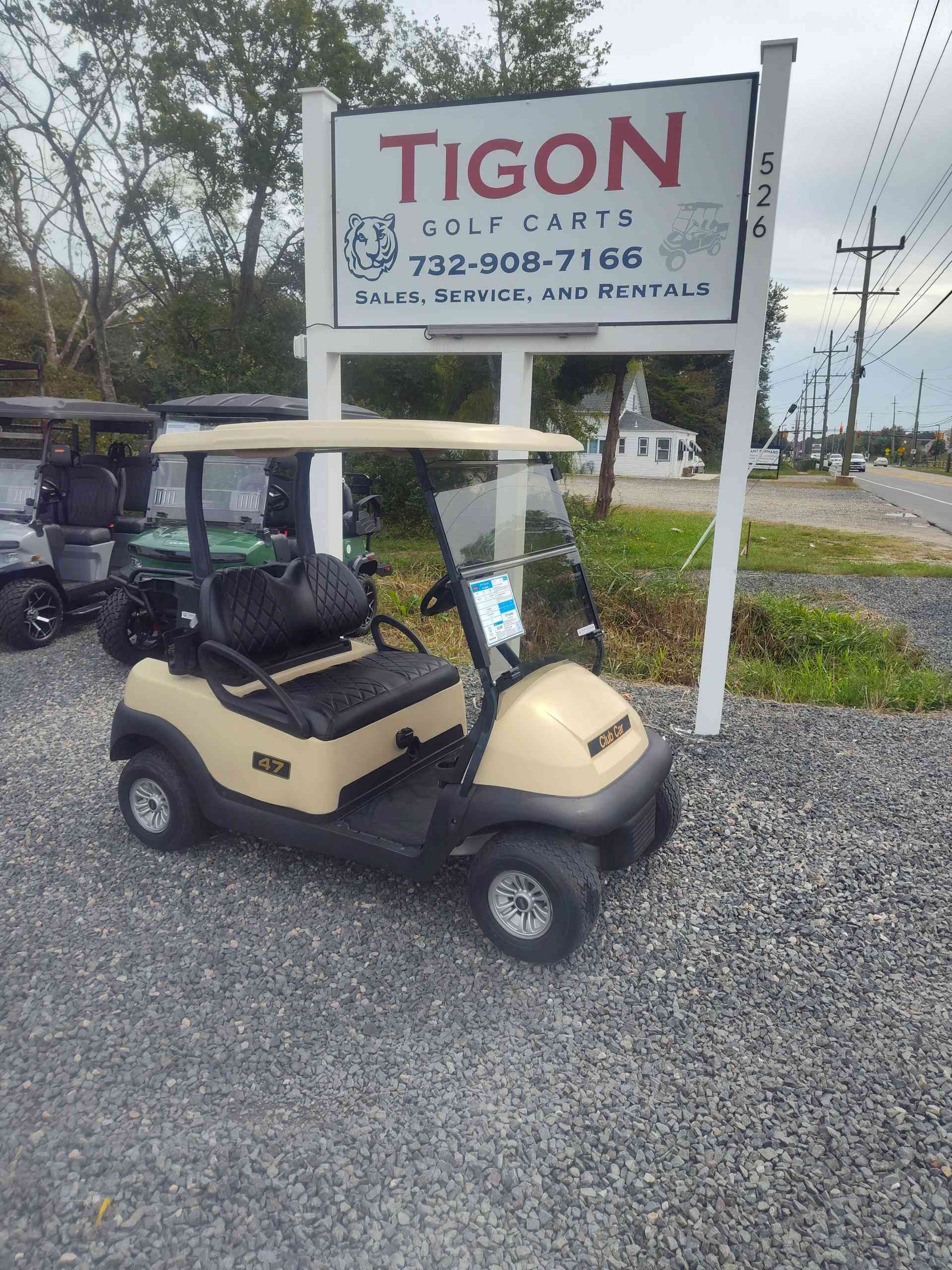 2016 Club Car Precedent Golf Cart in Beige