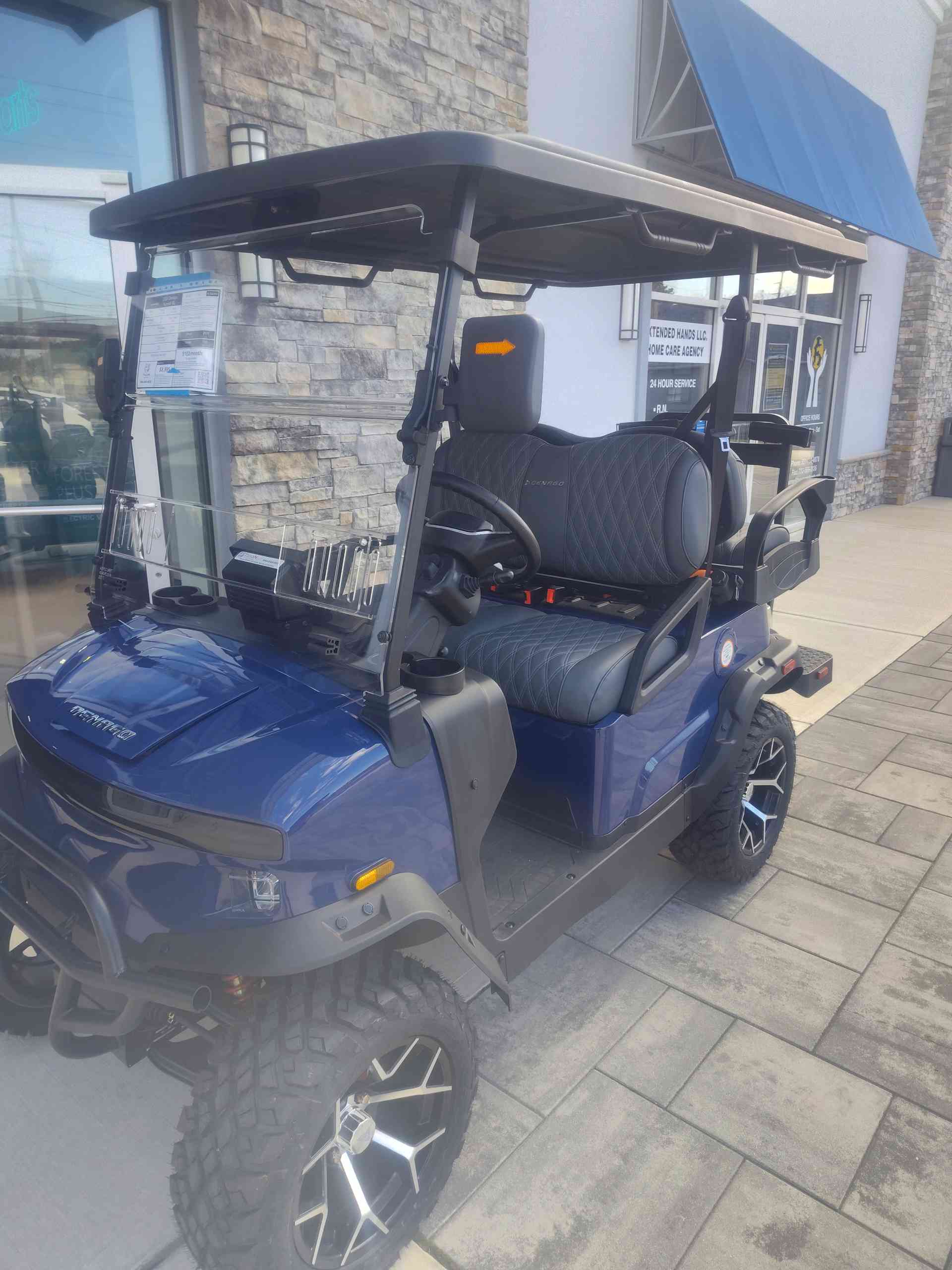 2026 Denago Nomad XL Golf Cart in Blue