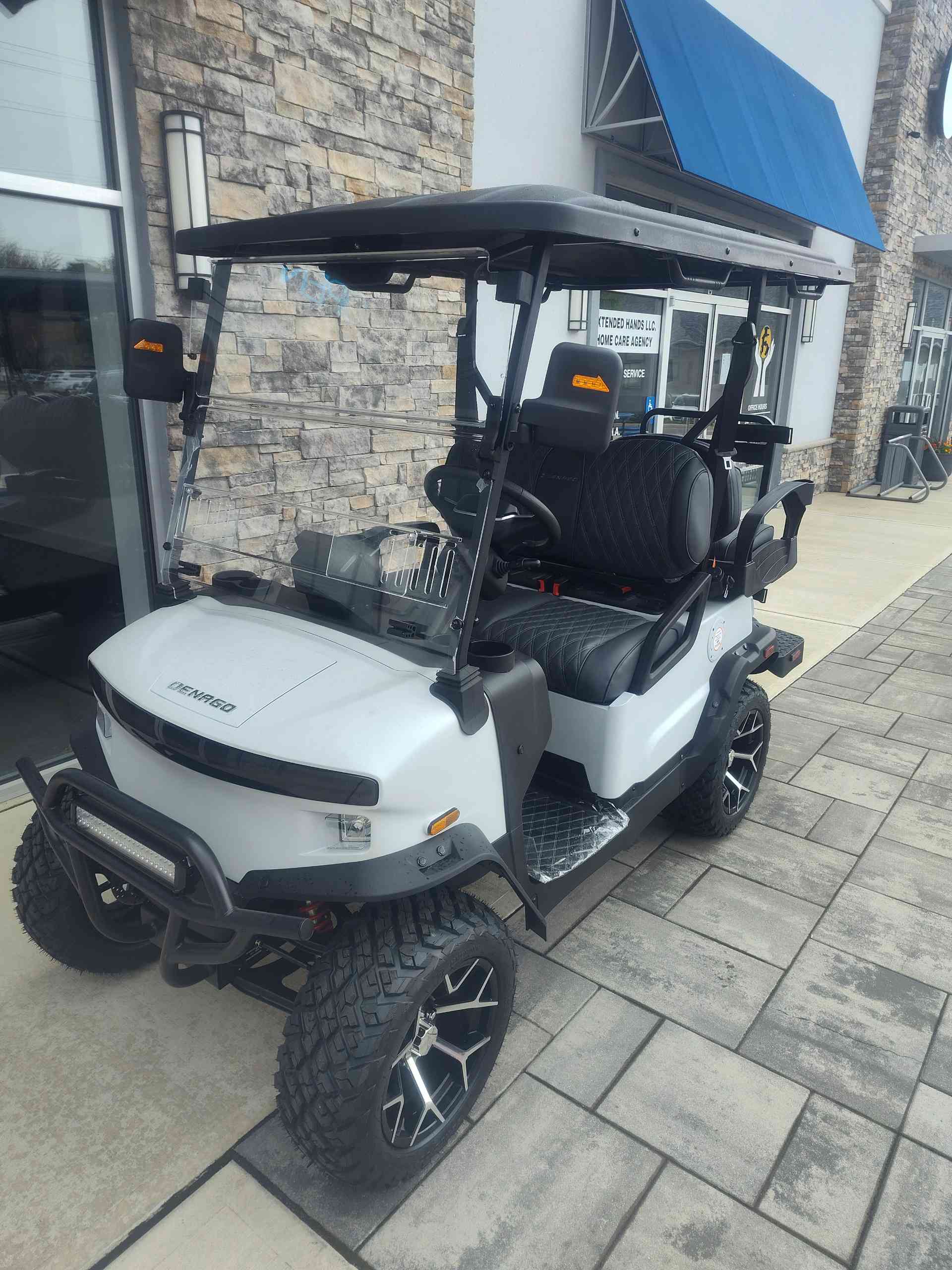 2026 Denago Nomad XL Golf Cart in Matte White