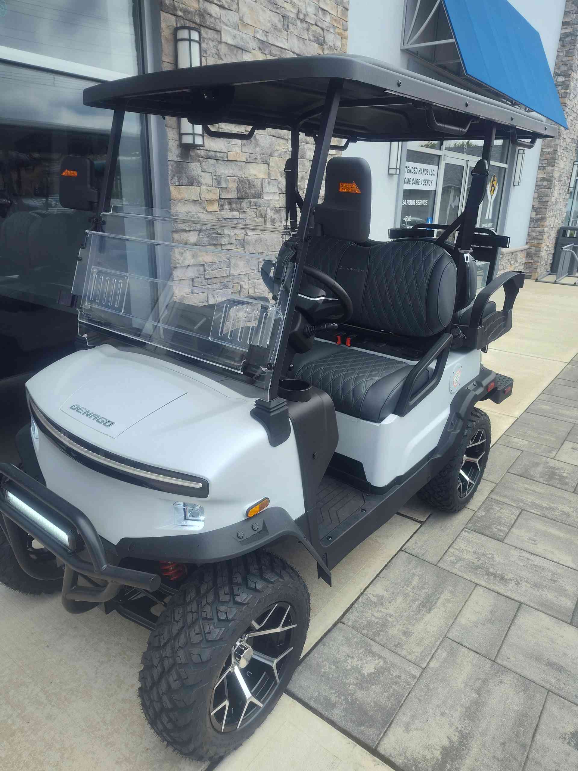 2026 Denago Nomad XL Golf Cart in Matte White