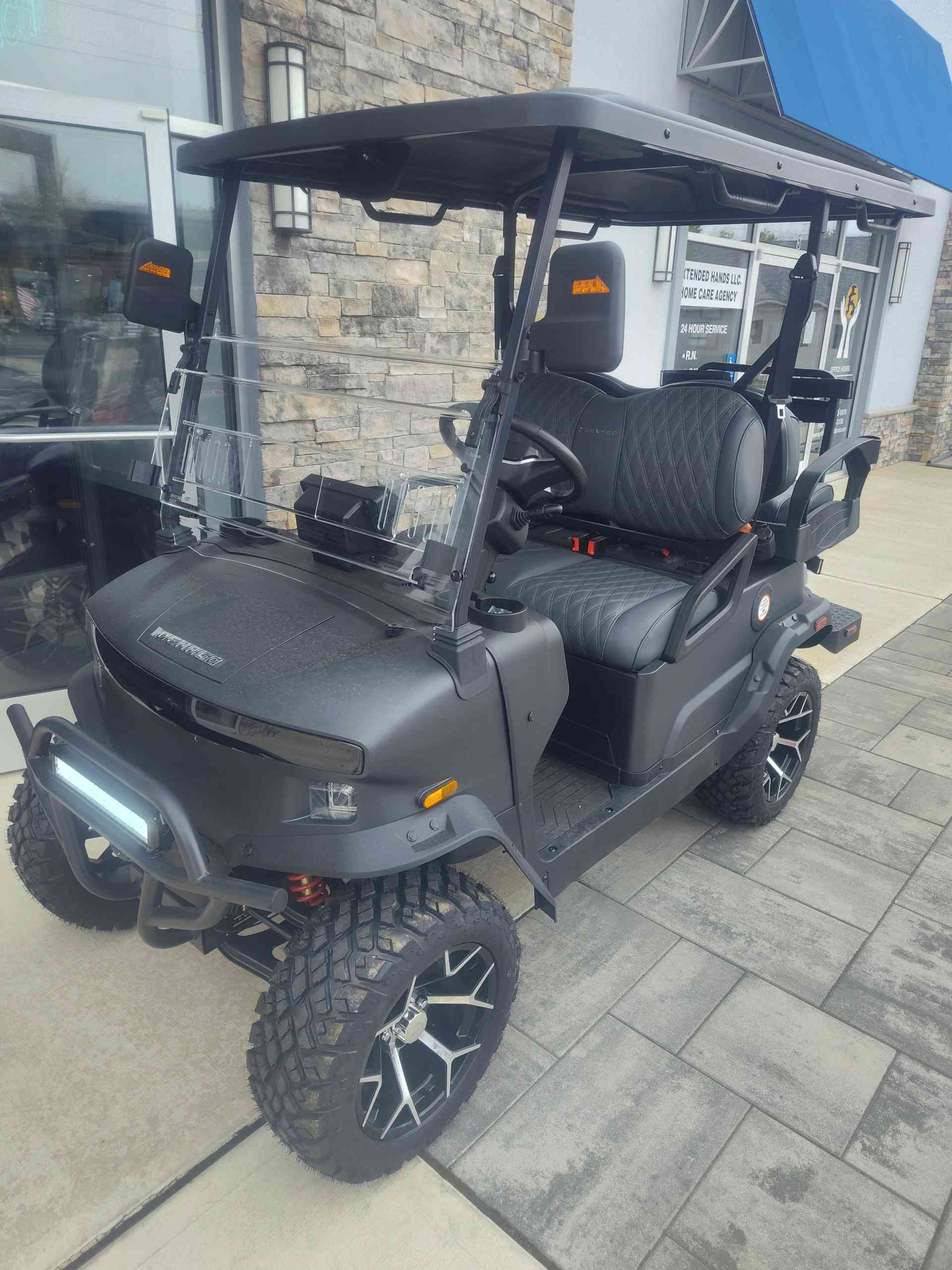 2026 Denago Nomad XL Golf Cart in Matte Black