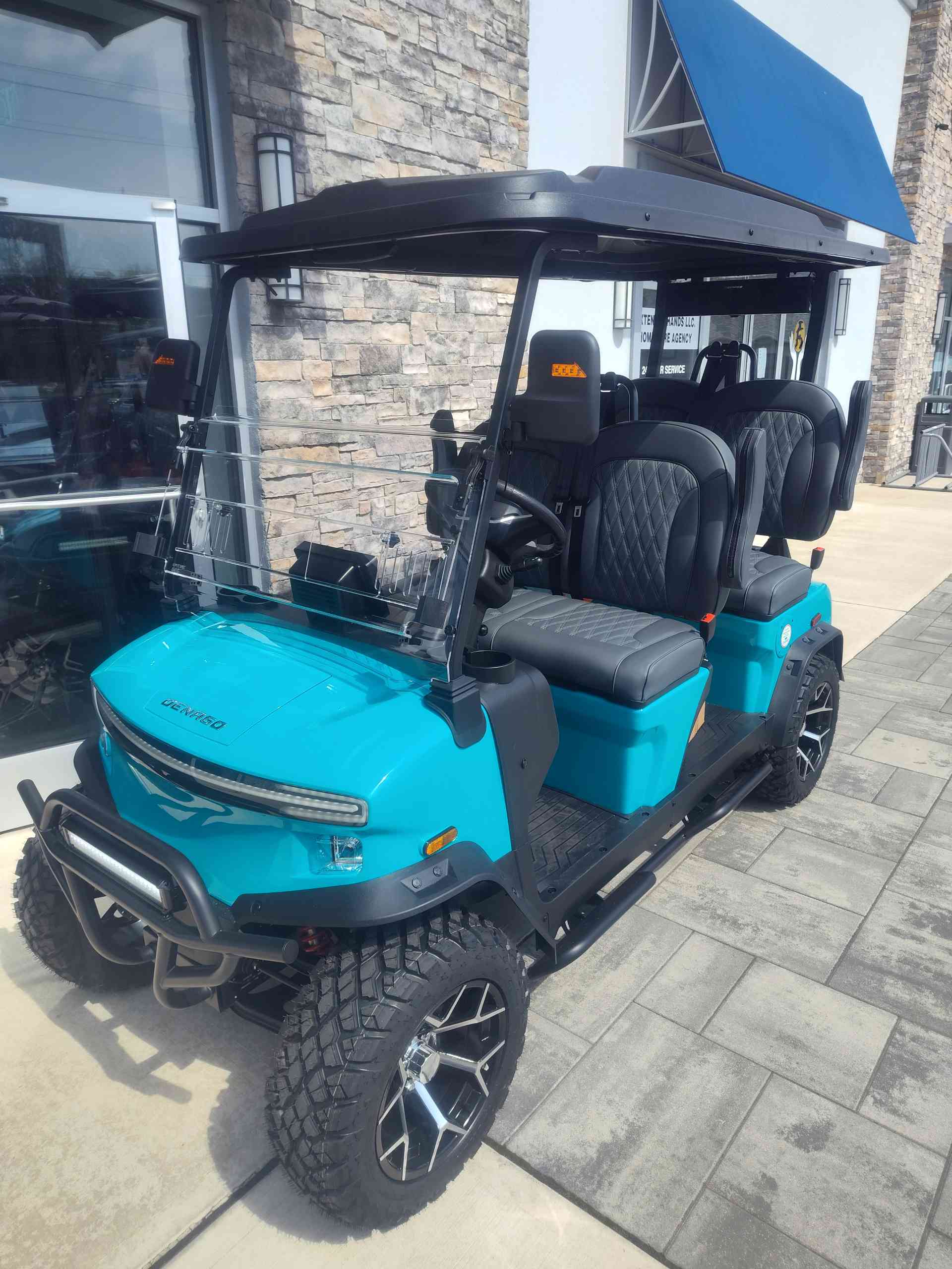 2026 Denago Rover XL Golf Cart in Aqua