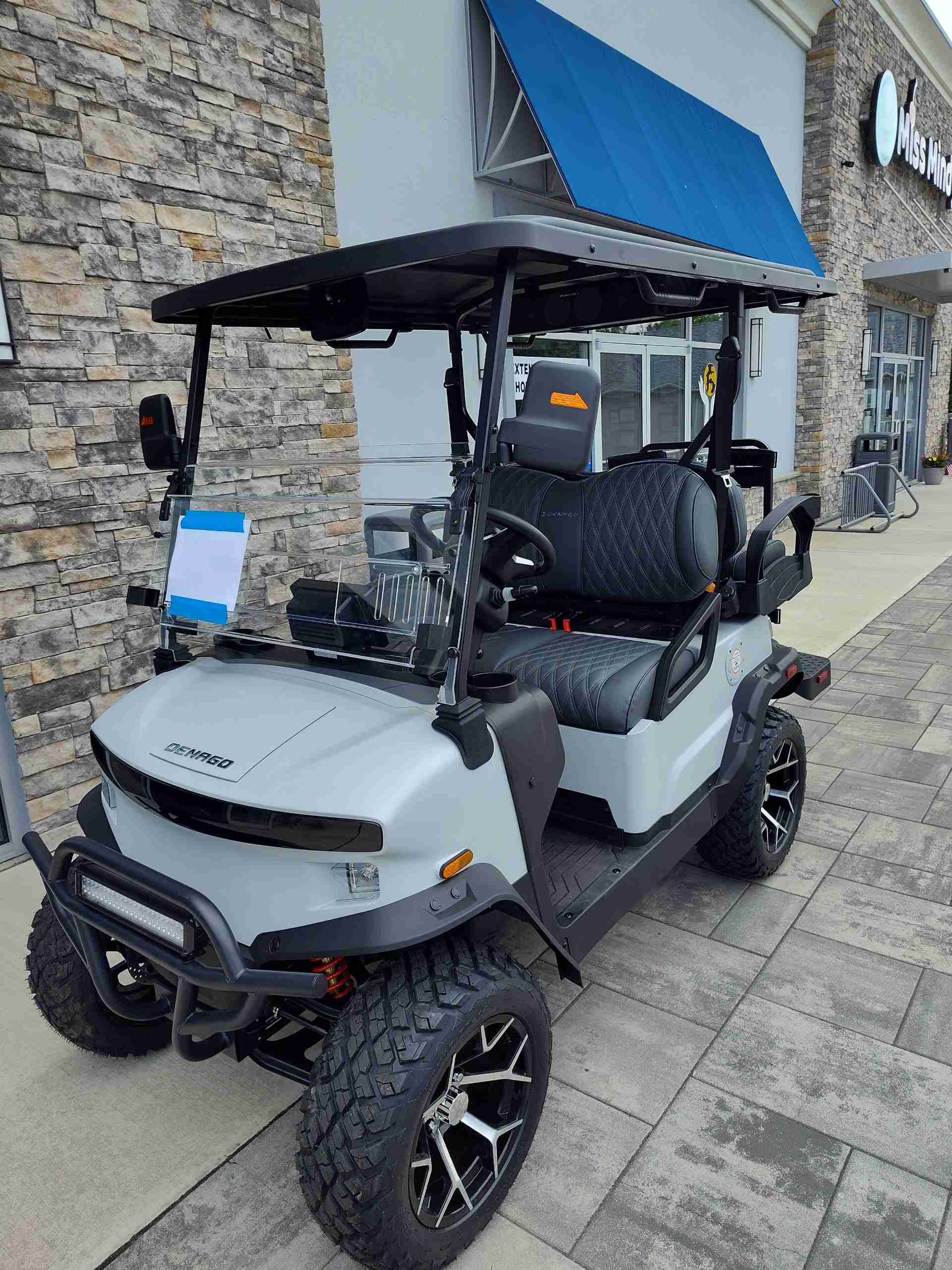 2026 Denago Nomad XL Golf Cart in Matte White