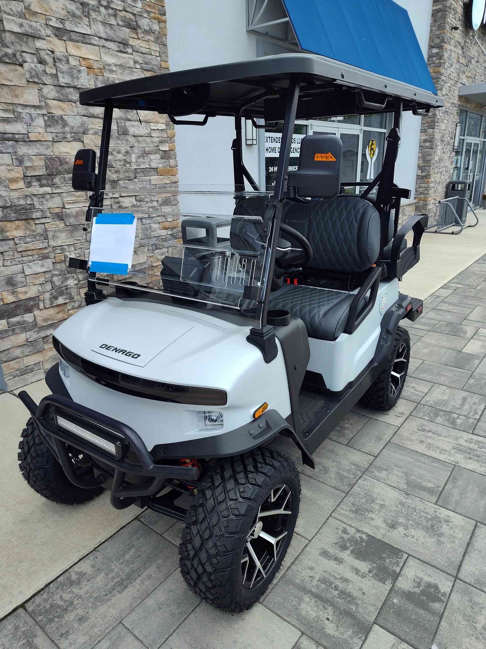 2026 Denago Nomad XL Golf Cart in Matte White