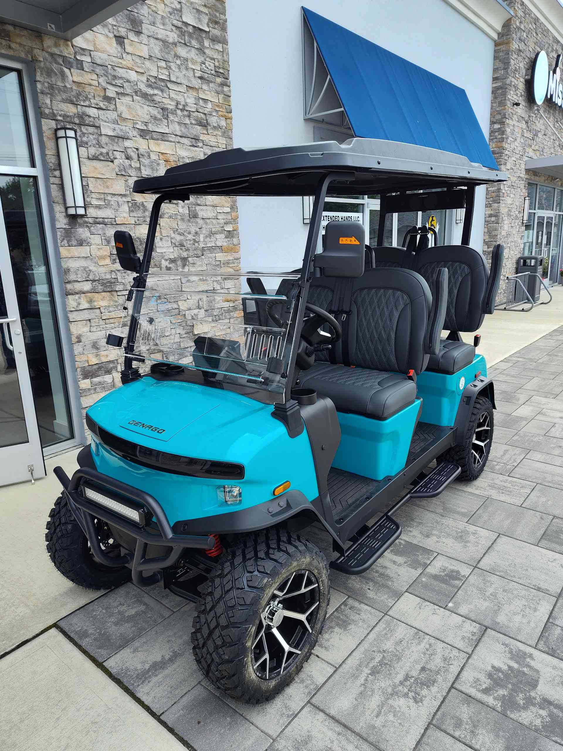 2026 Denago Rover XL Golf Cart in Aqua