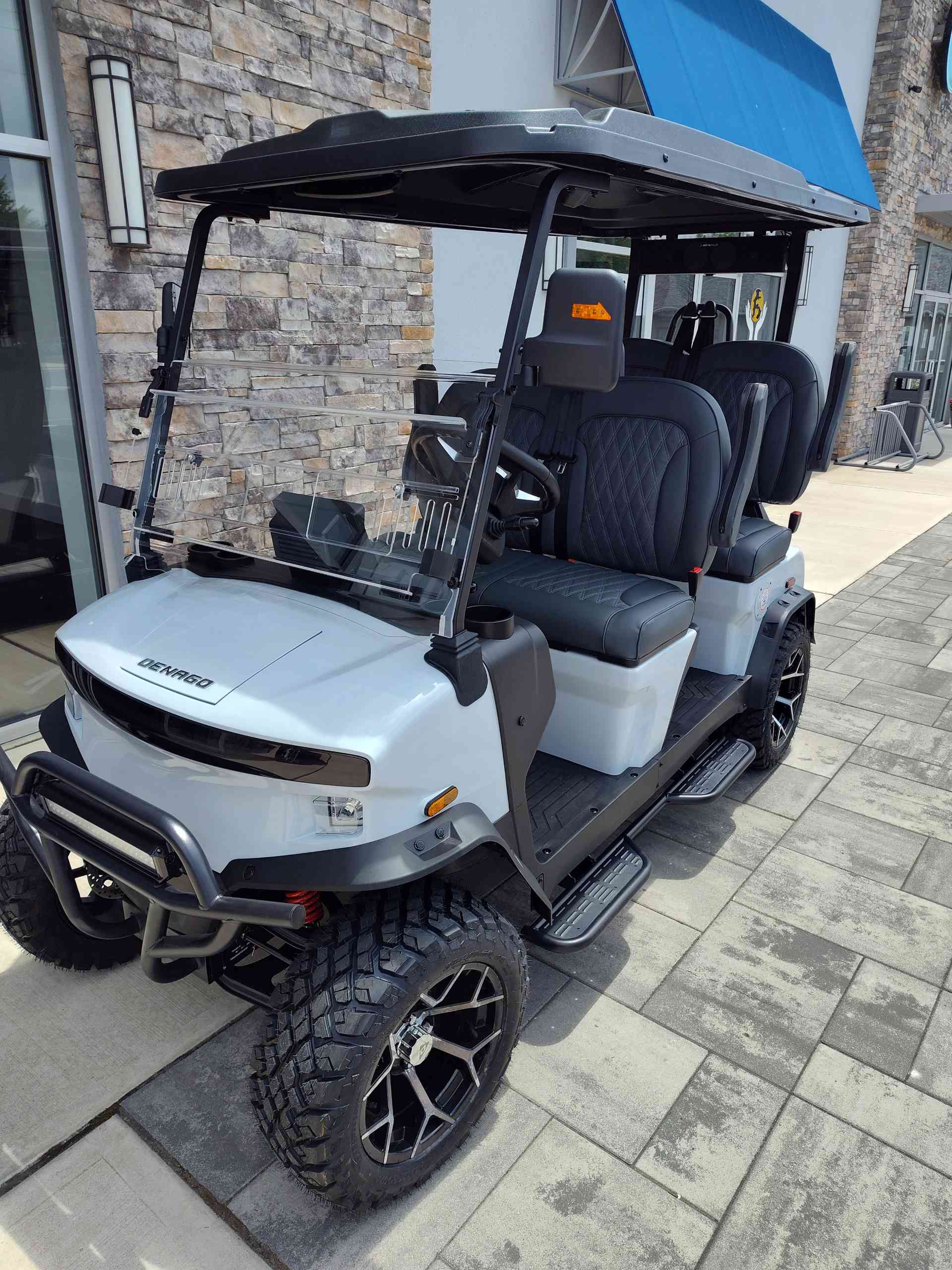 2026 Denago Rover XL Golf Cart in White