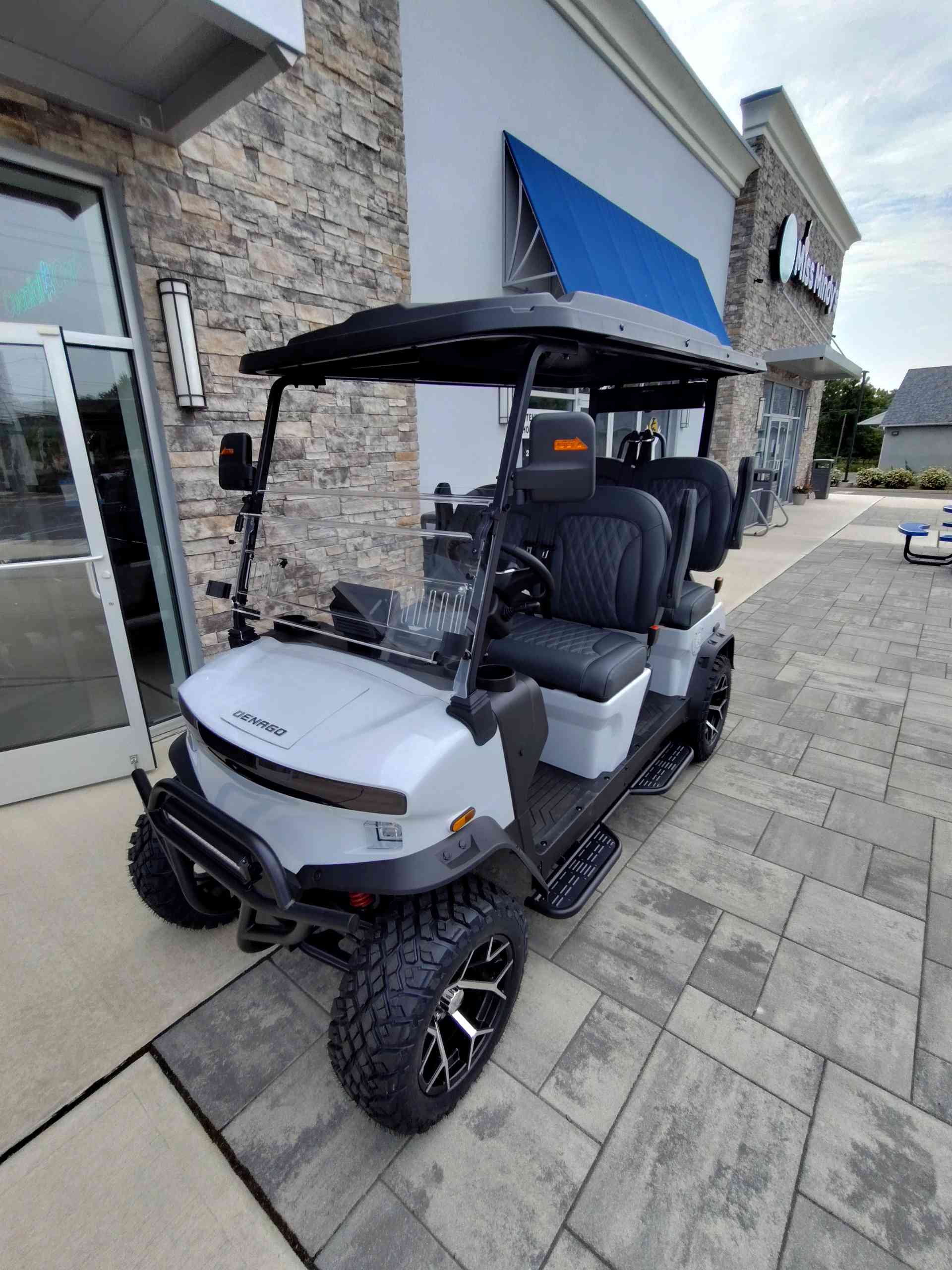 2026 Denago Rover XL Golf Cart in White