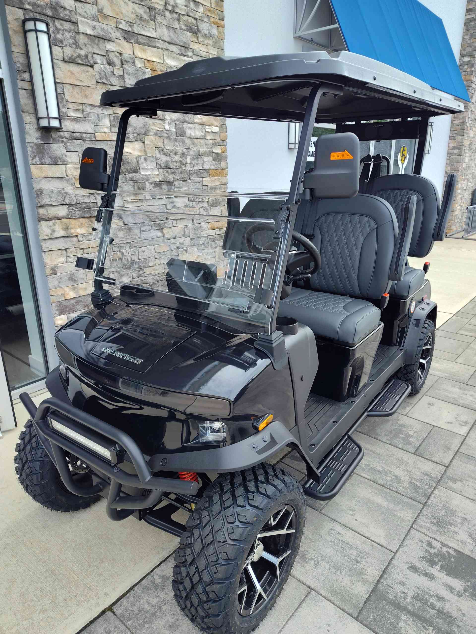 2026 Denago Rover XL Golf Cart in Black
