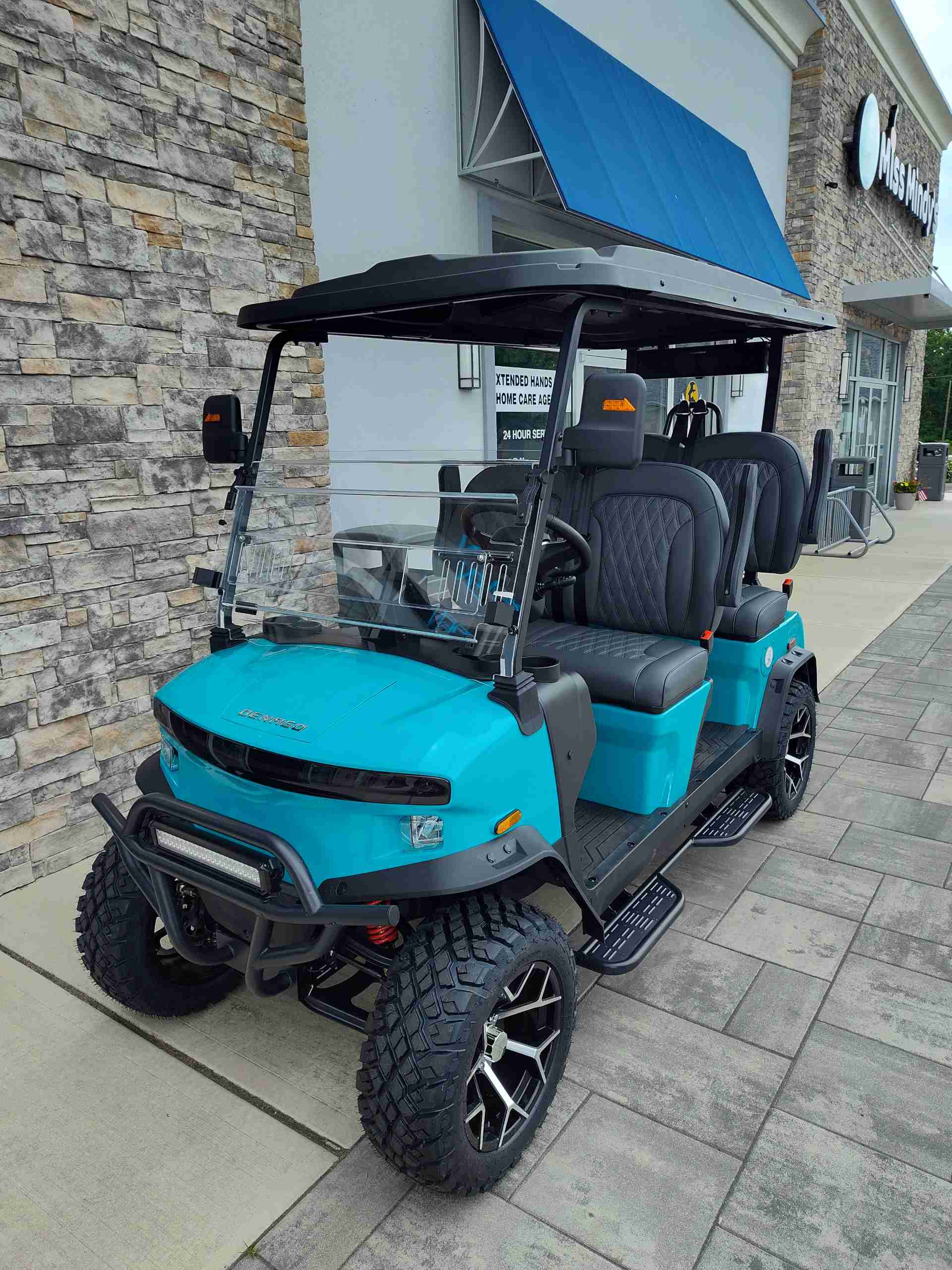 2026 Denago Rover XL Golf Cart in Aqua