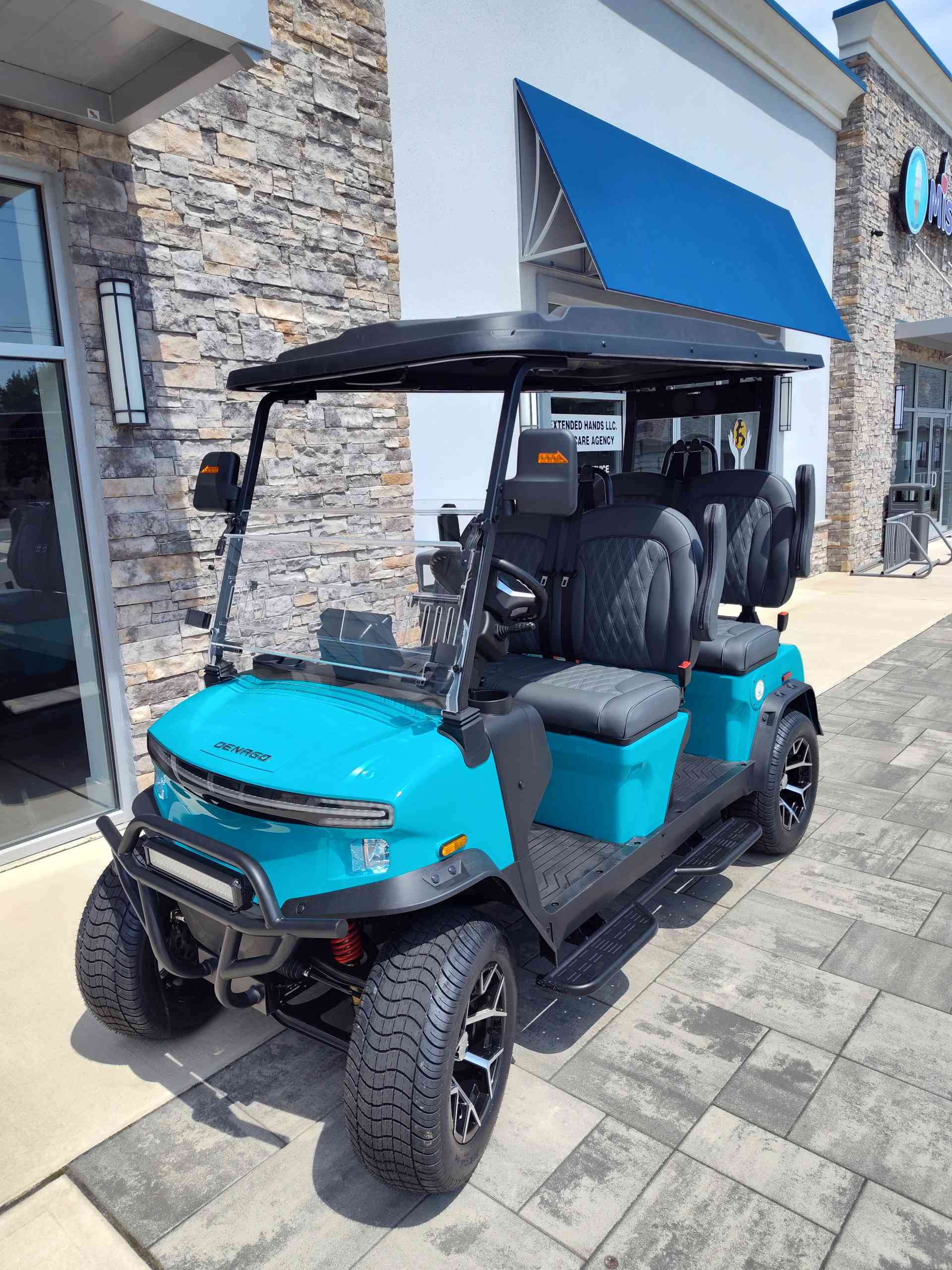 2026 Denago Rover XL Golf Cart in Aqua