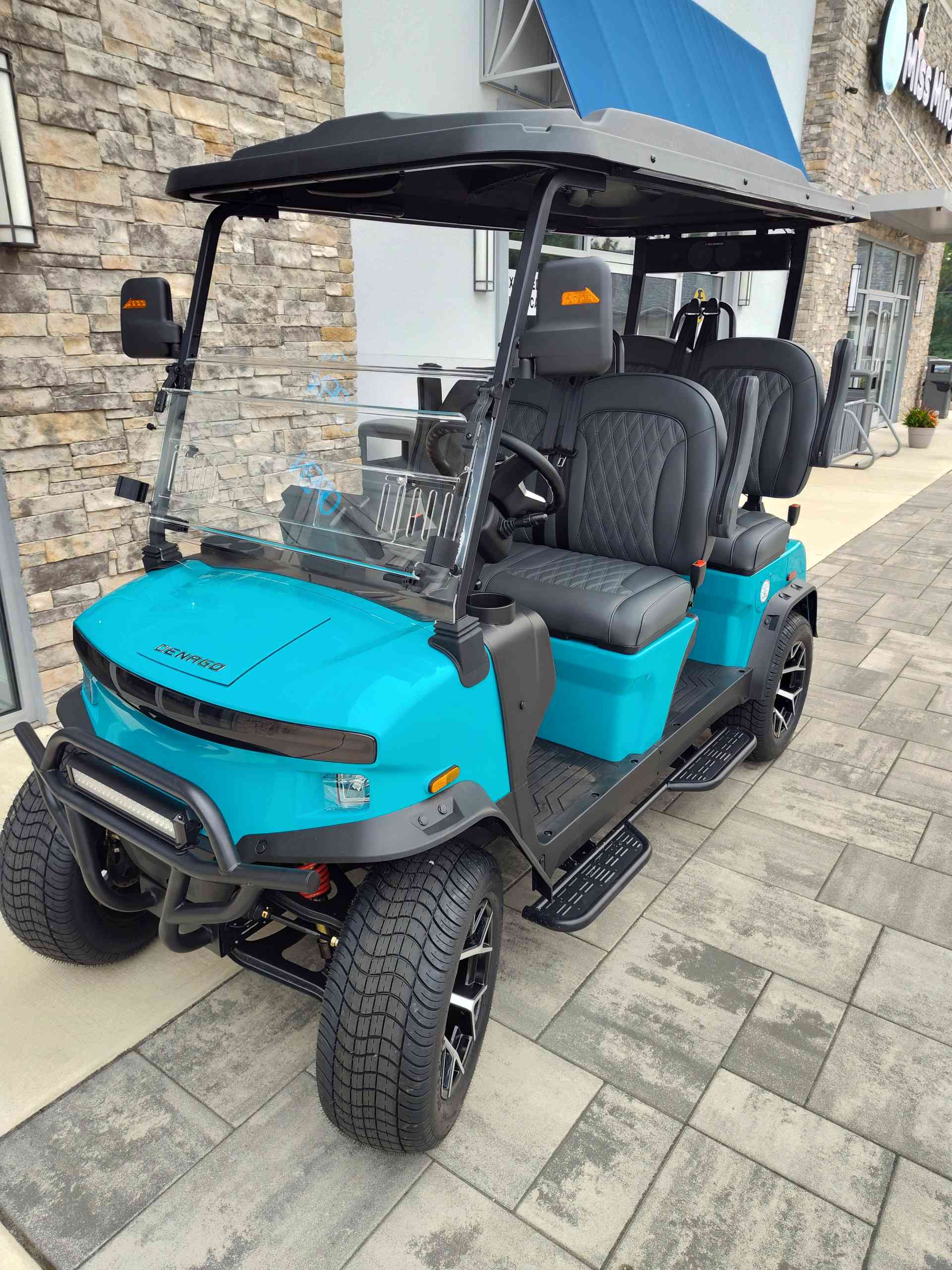 2026 Denago Rover XL Golf Cart in Aqua