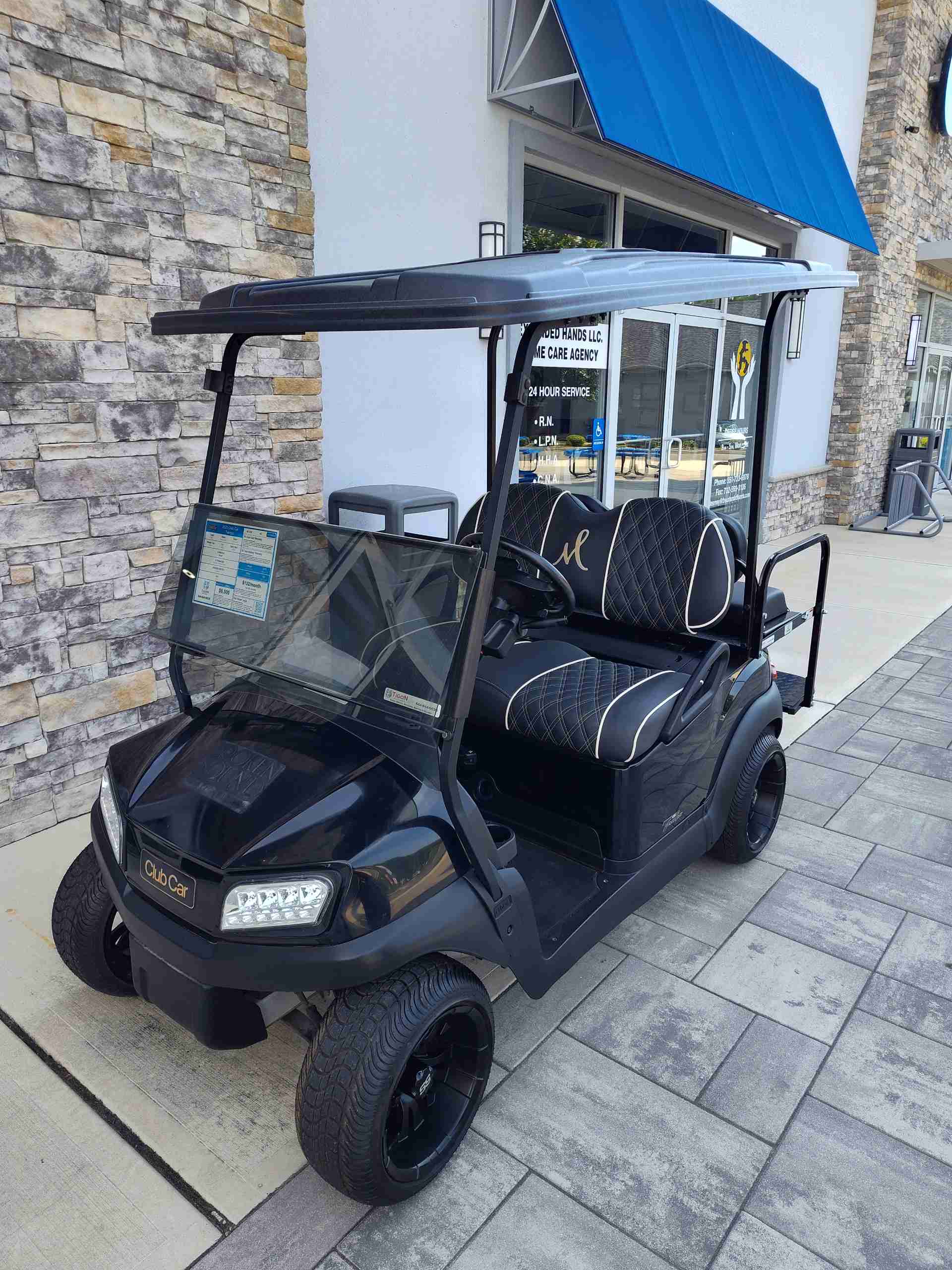 2020 Club Car Tempo Golf Cart in Black