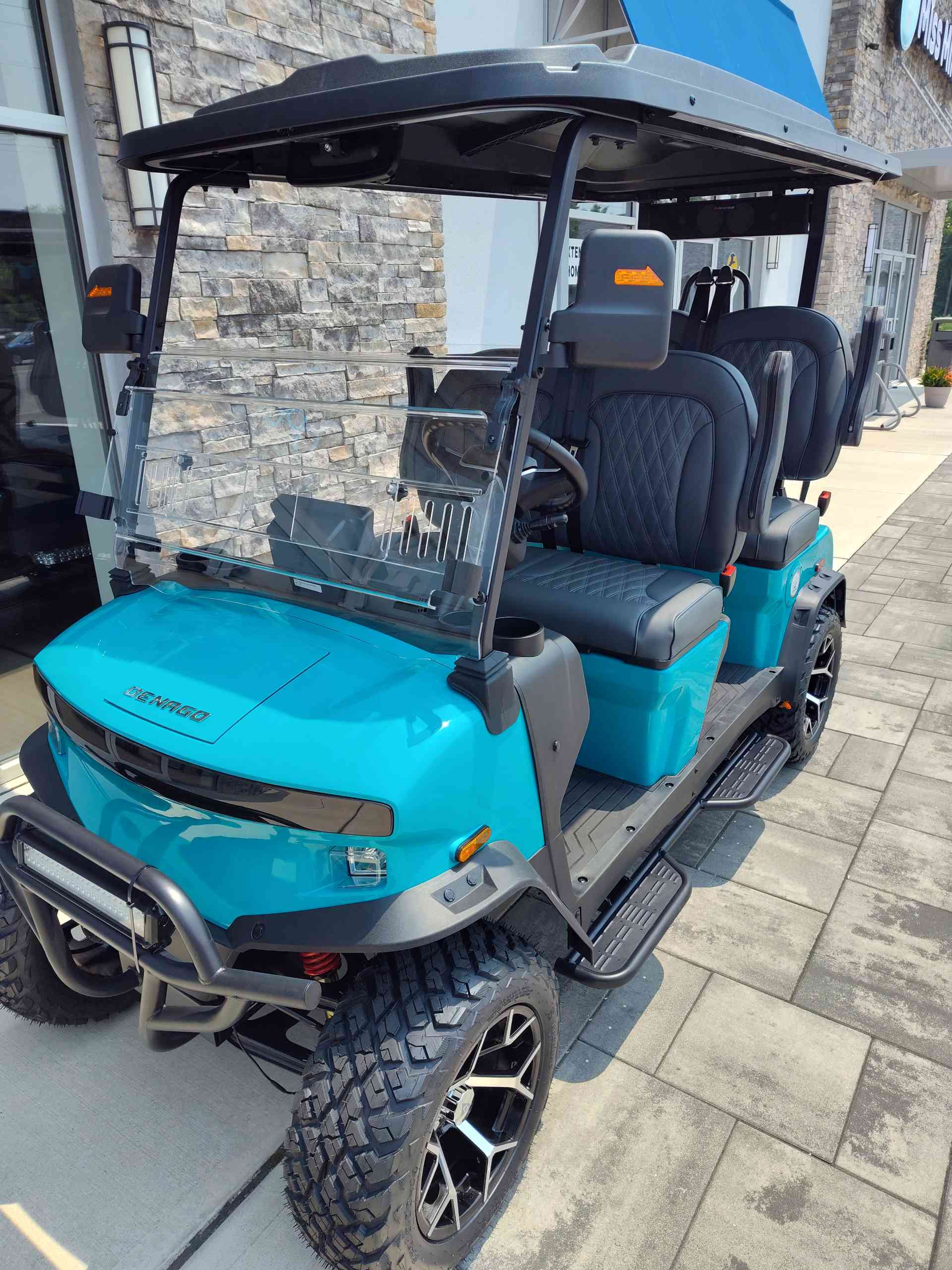 2026 Denago Rover XL Golf Cart in Aqua