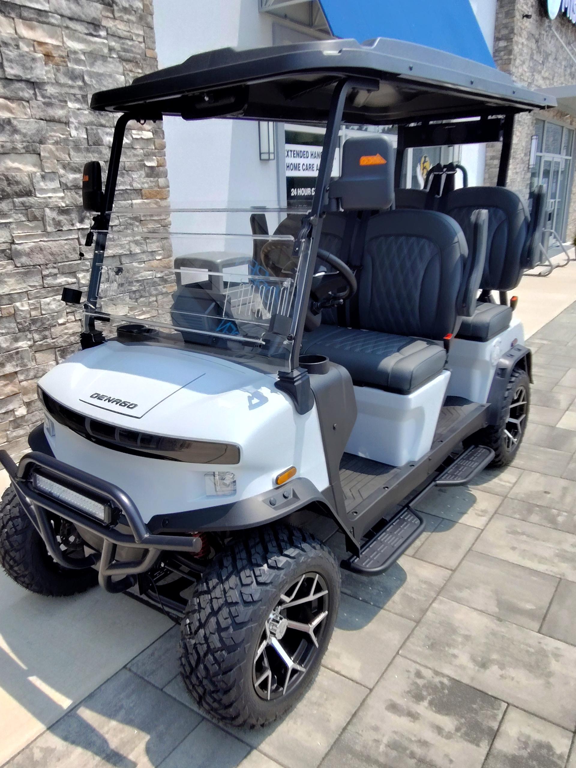 2026 Denago Rover XL Golf Cart in Matte White