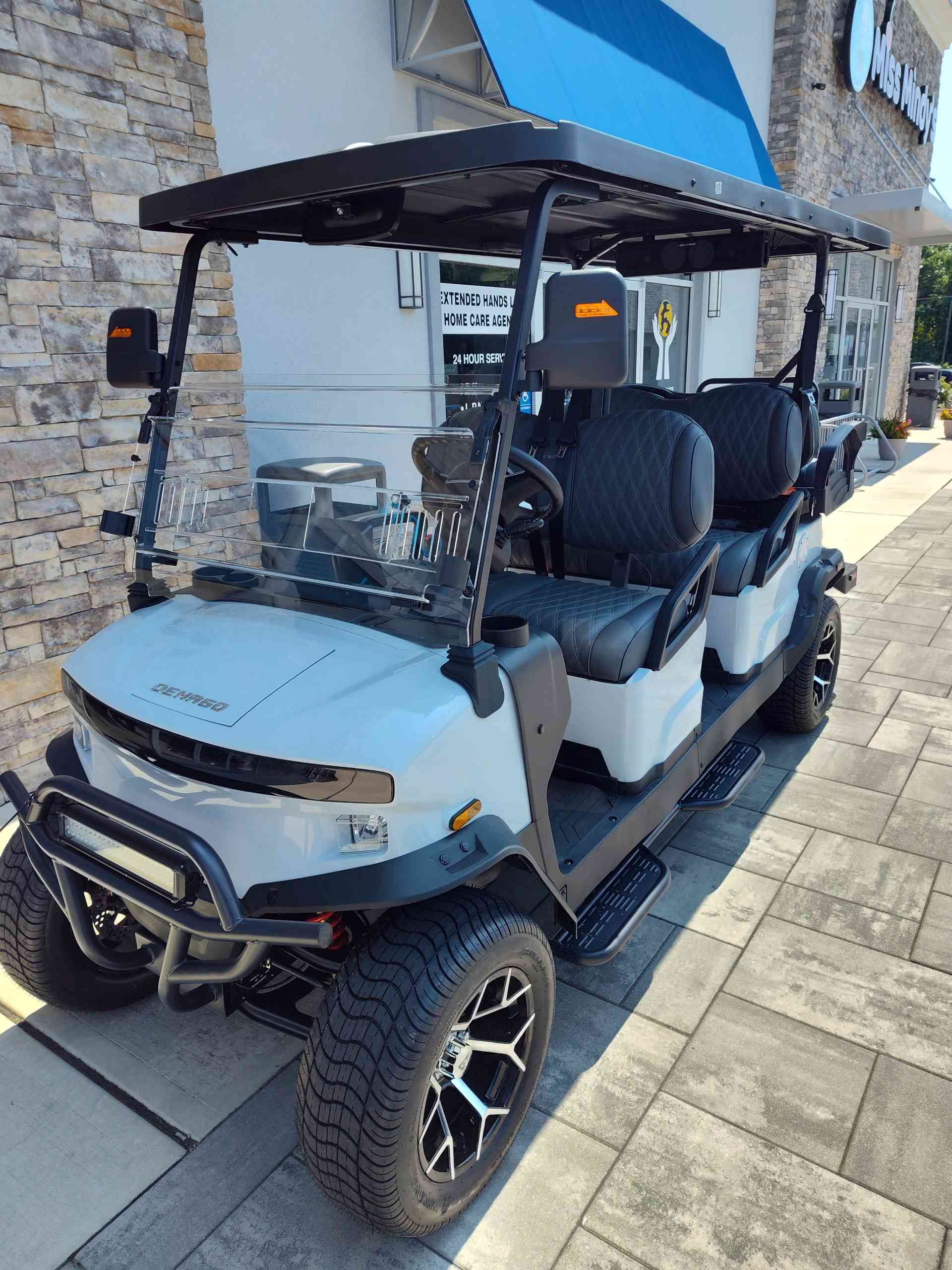 2026 Denago Rover XL6 Golf Cart in White