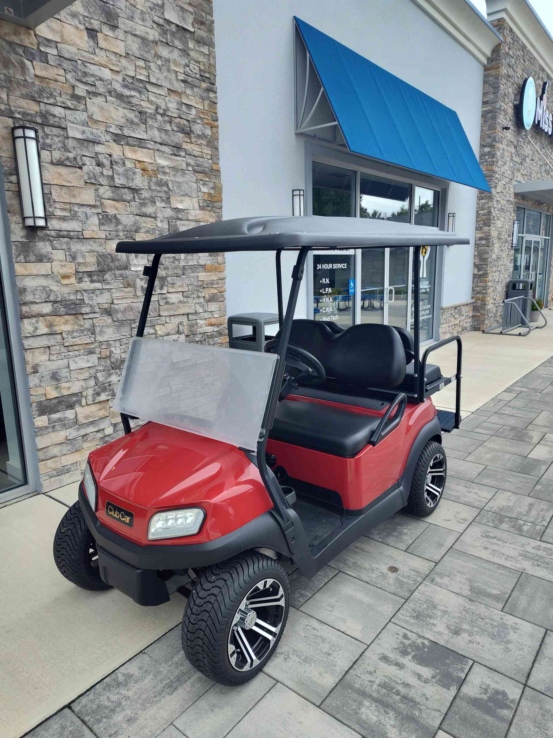 2020 Club Car Tempo Candy Apple Red golf cart for sale in Bayville, NJ — July 4th Golf Cart Sales Event