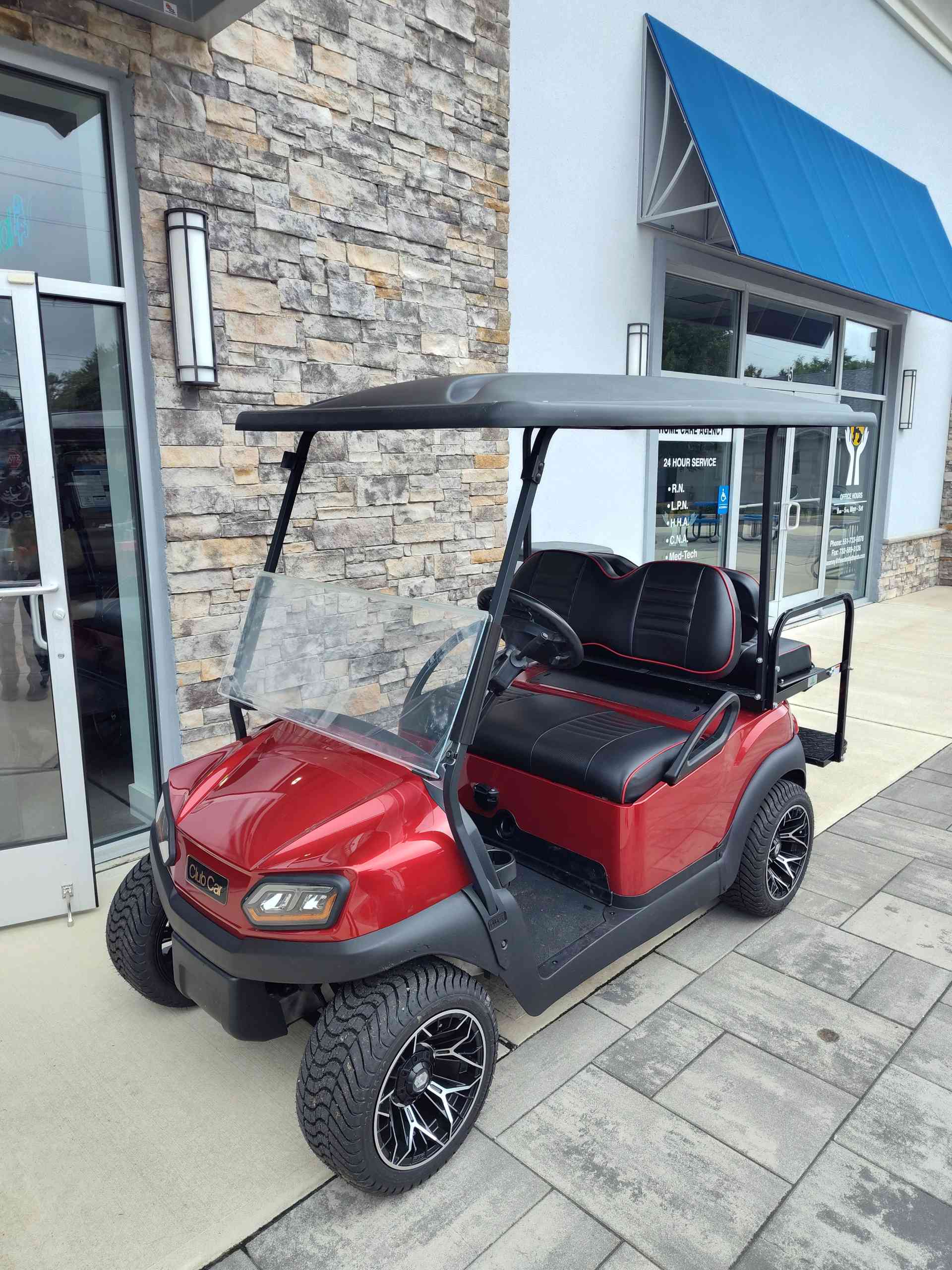 2020 Club Car Tempo Candy Apple Red golf cart for sale in Bayville, NJ — July 4th Golf Cart Sales Event