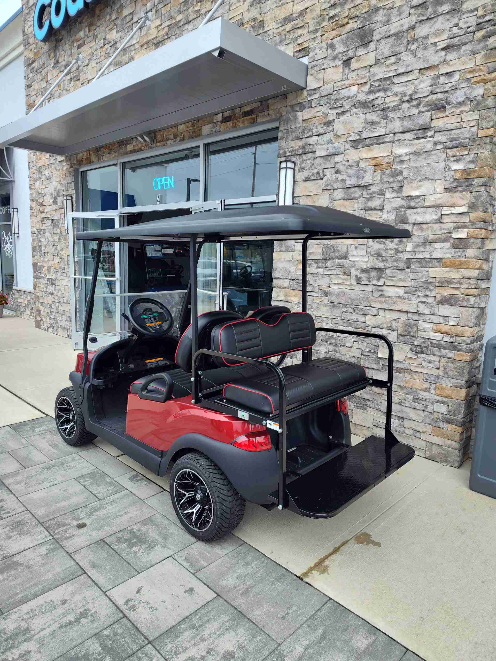 2020 Club Car Tempo Candy Apple Red image 3
